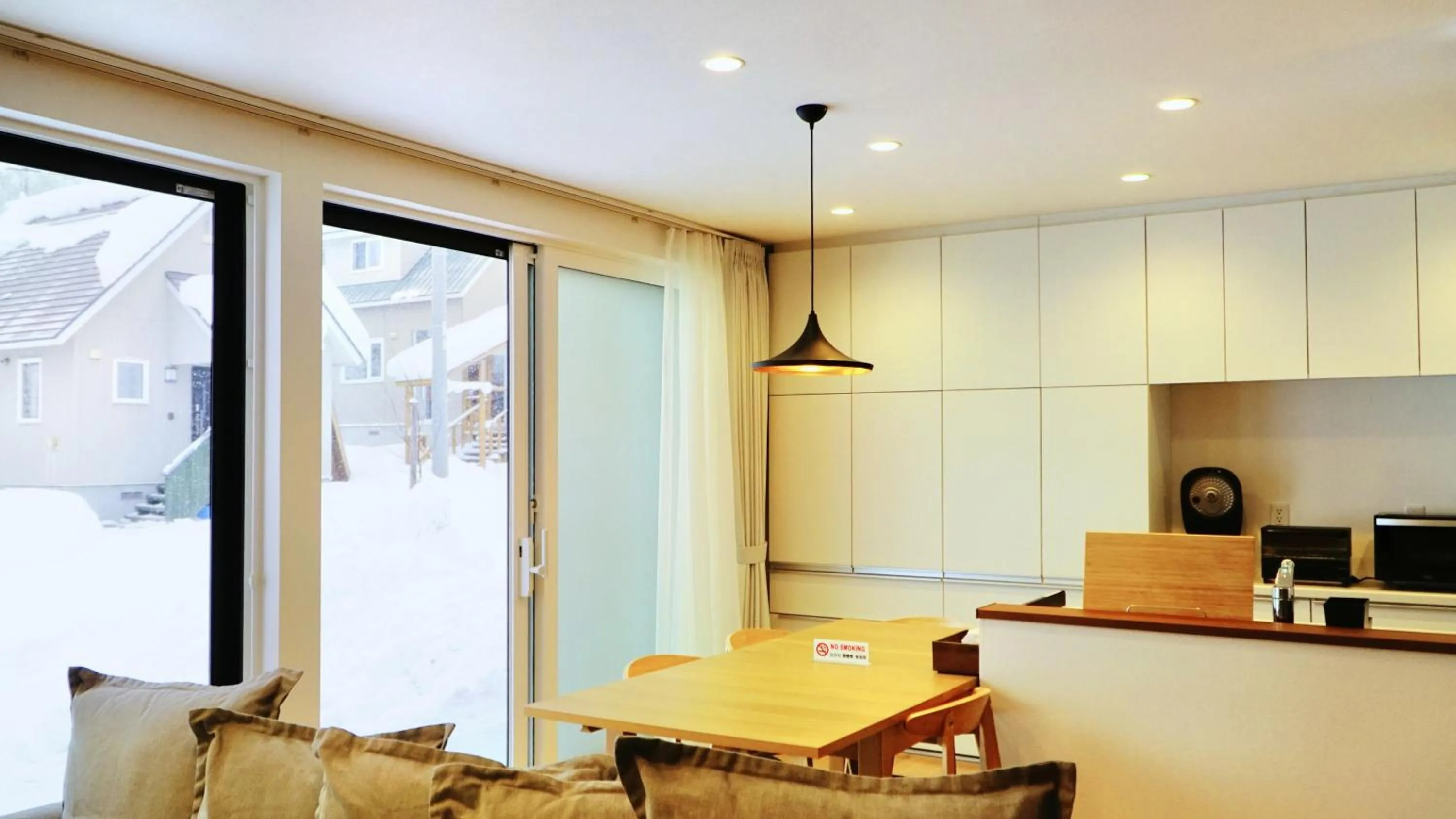 Living room in Niseko White Villas YUNOSATO