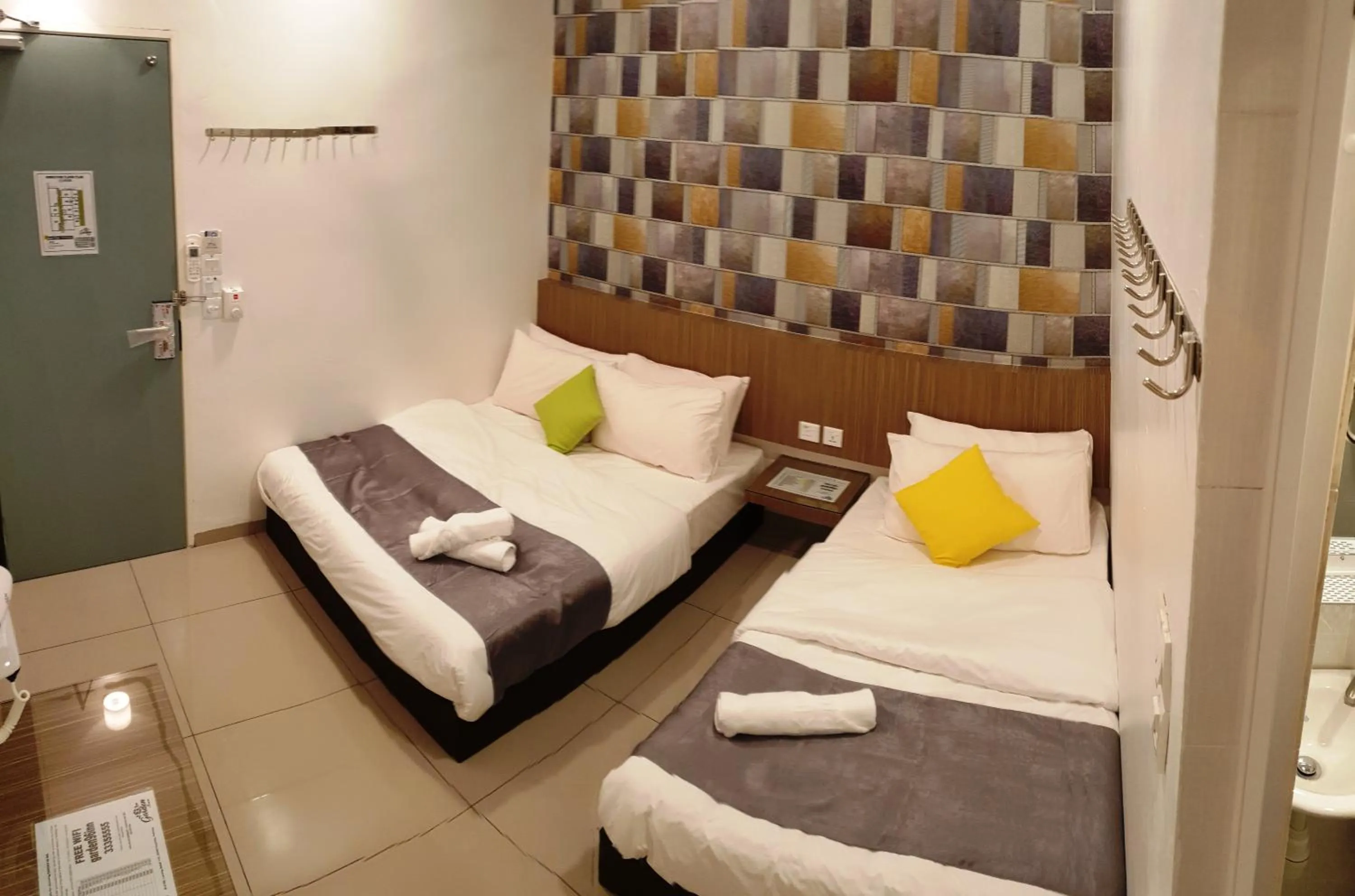 Bed in Garden 96 inn