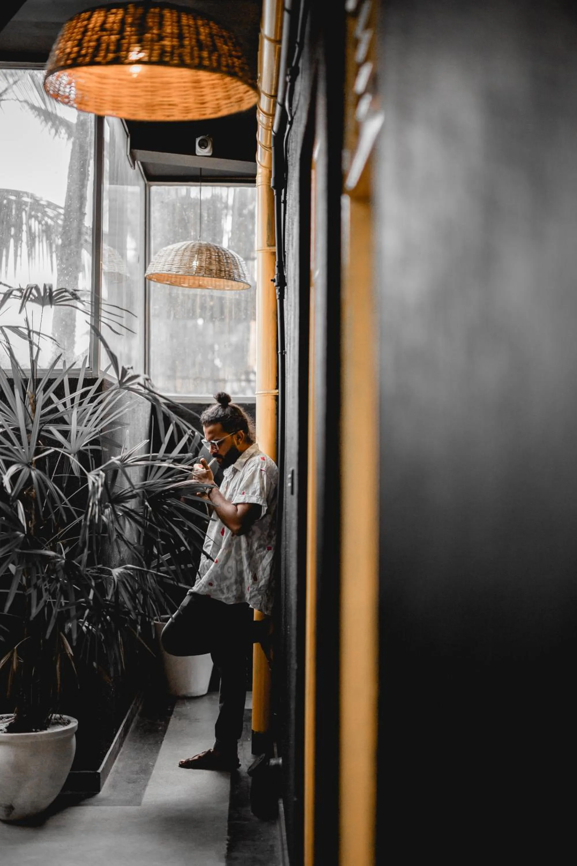 Decorative detail in Sugar Hostel Weligama - Coliving & Coworking