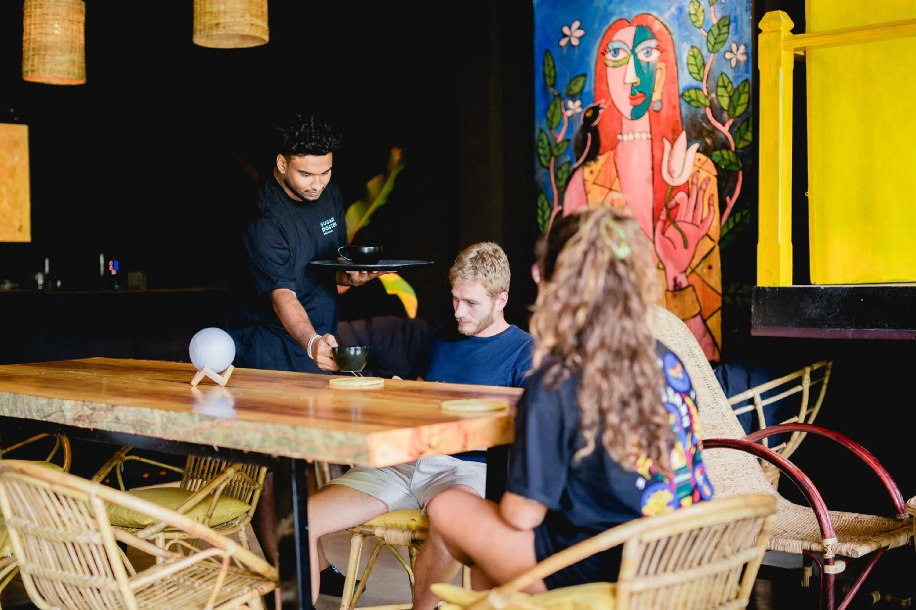 Restaurant/places to eat in Sugar Hostel Weligama - Coliving & Coworking