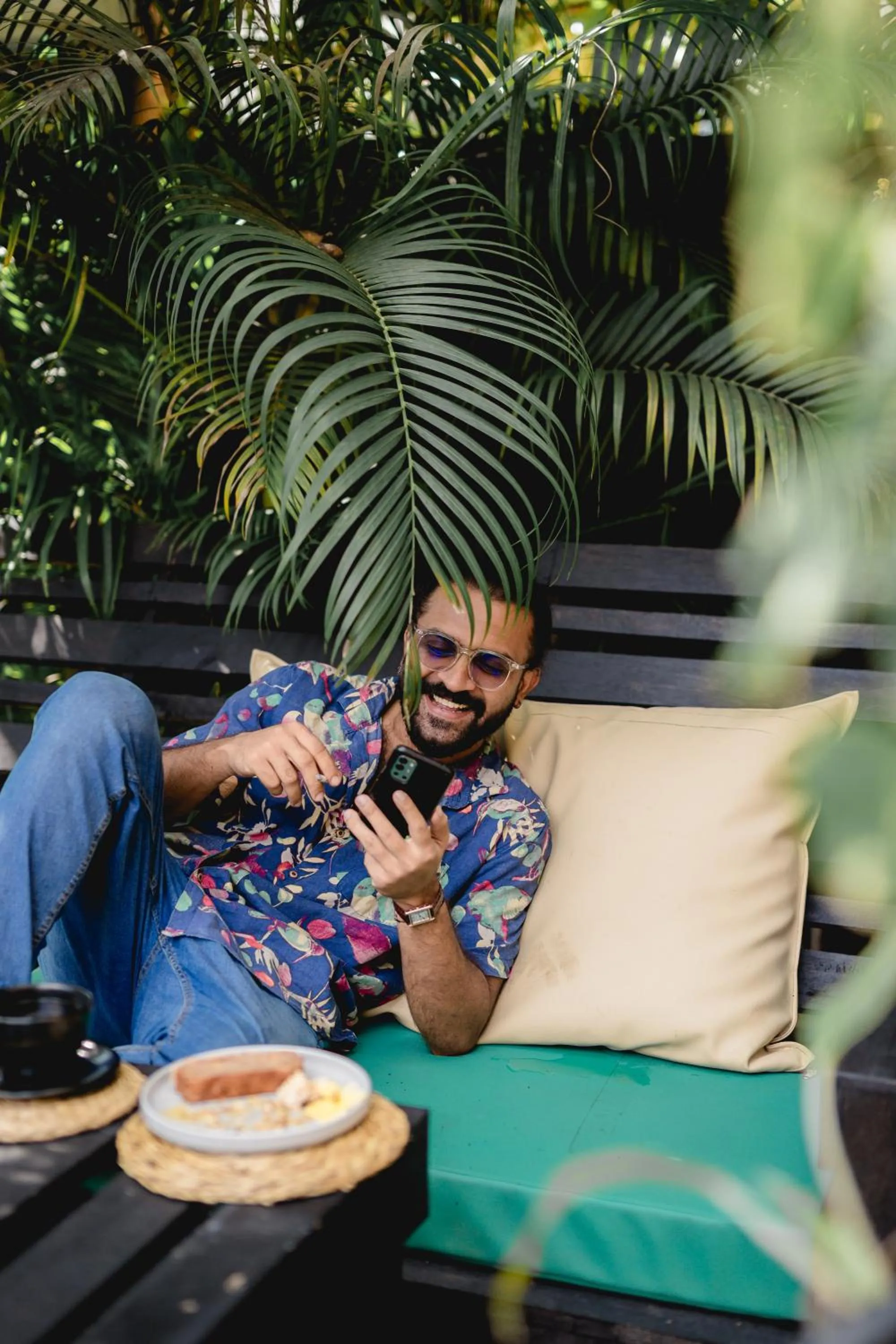 Garden view in Sugar Hostel Weligama - Coliving & Coworking