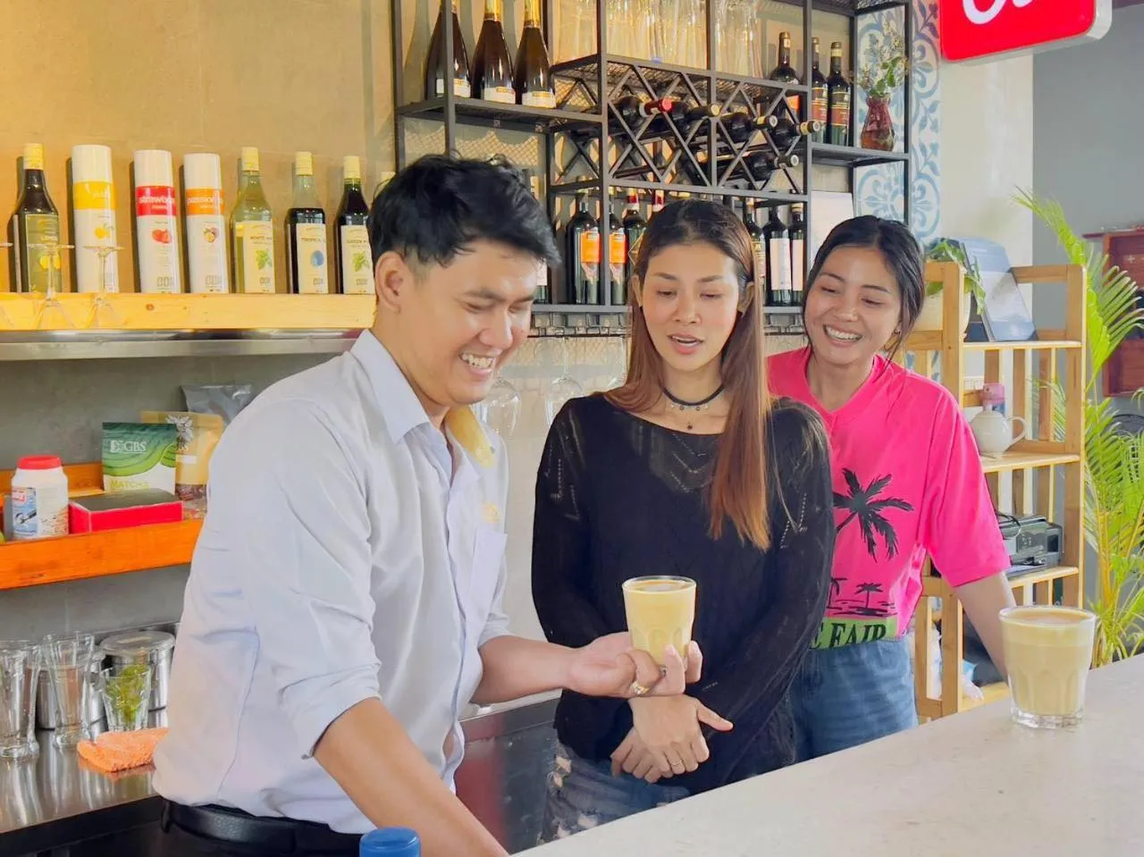 Drinks in Kampot Tropical Village