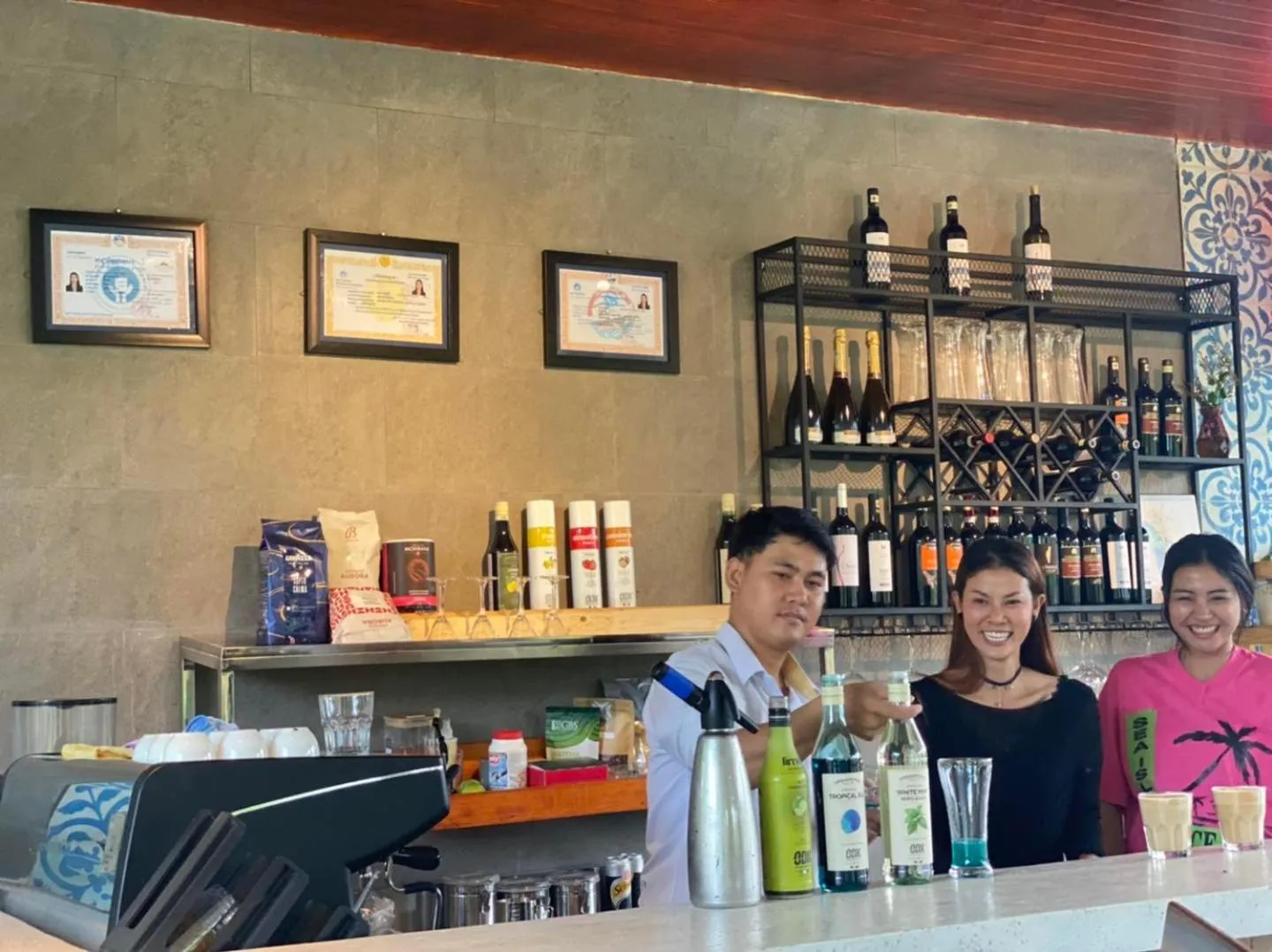 Drinks in Kampot Tropical Village