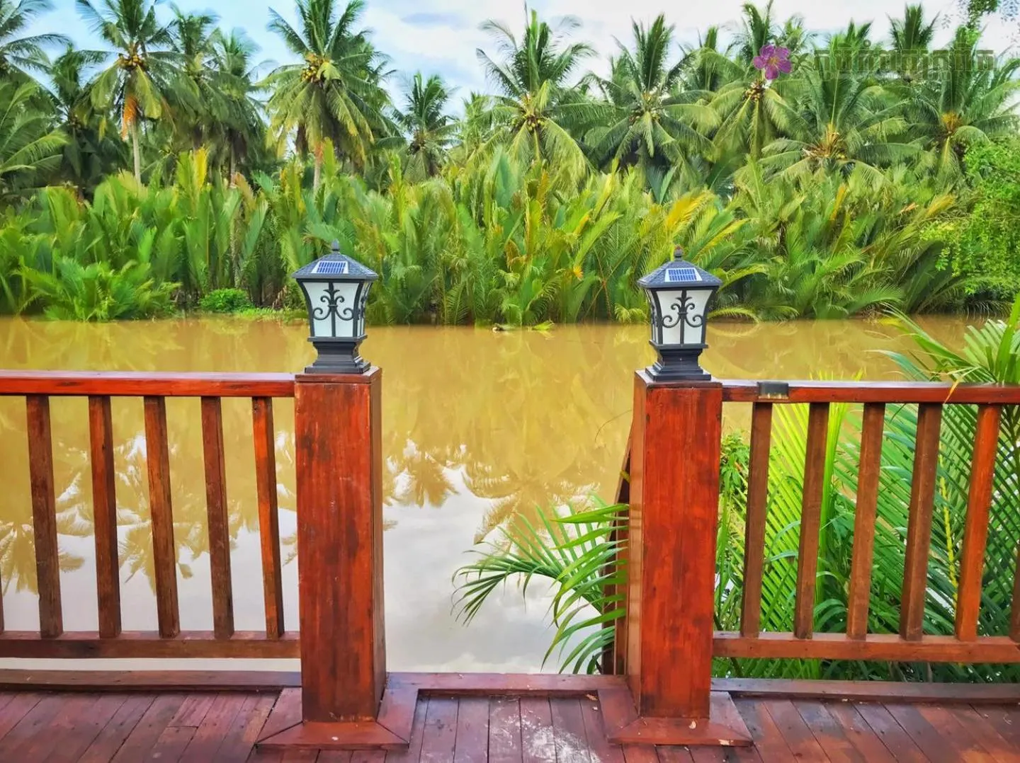 Balcony/Terrace in Kampot Tropical Village