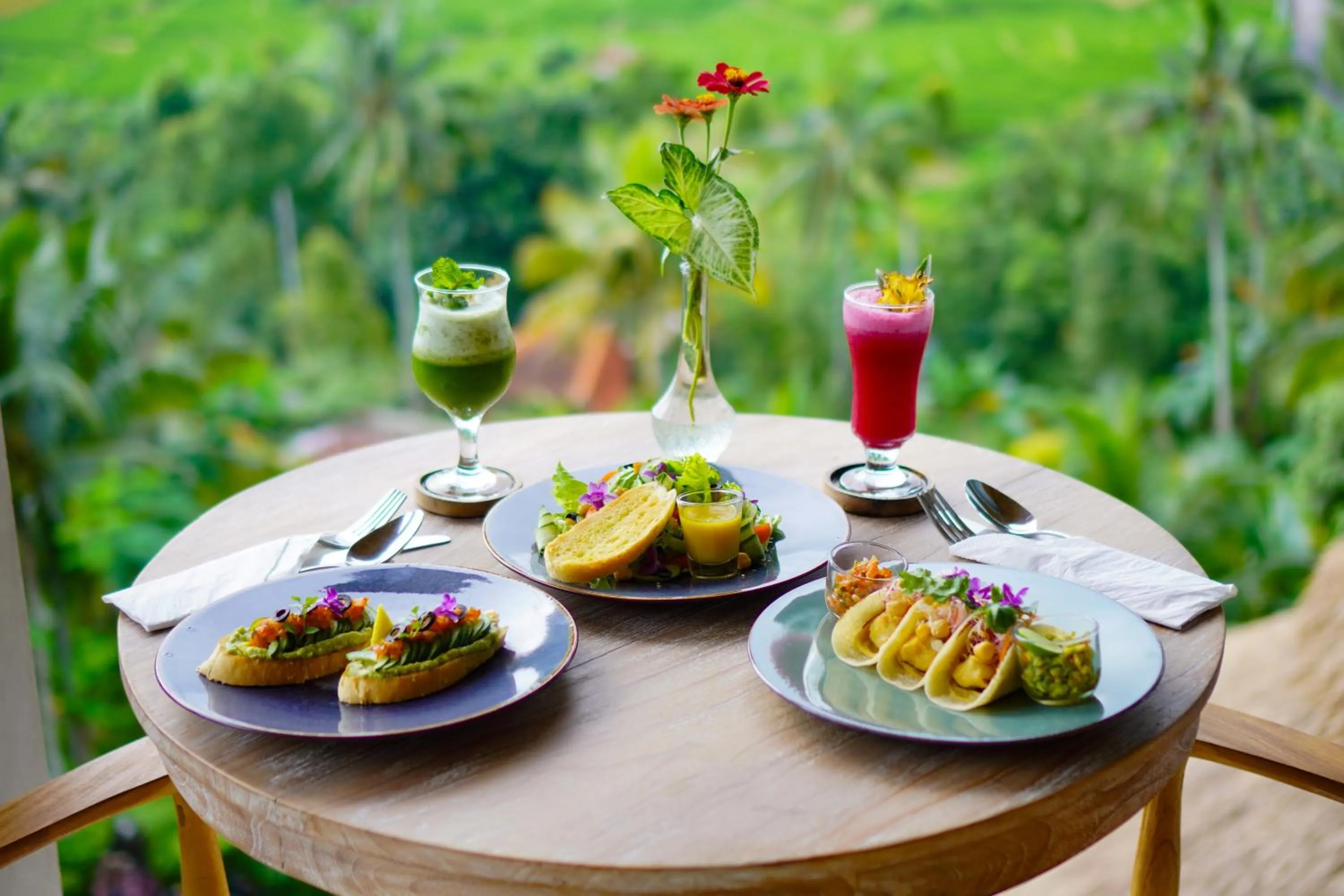 Food and drinks in Maha Hills Resort by Mahaprana Experience