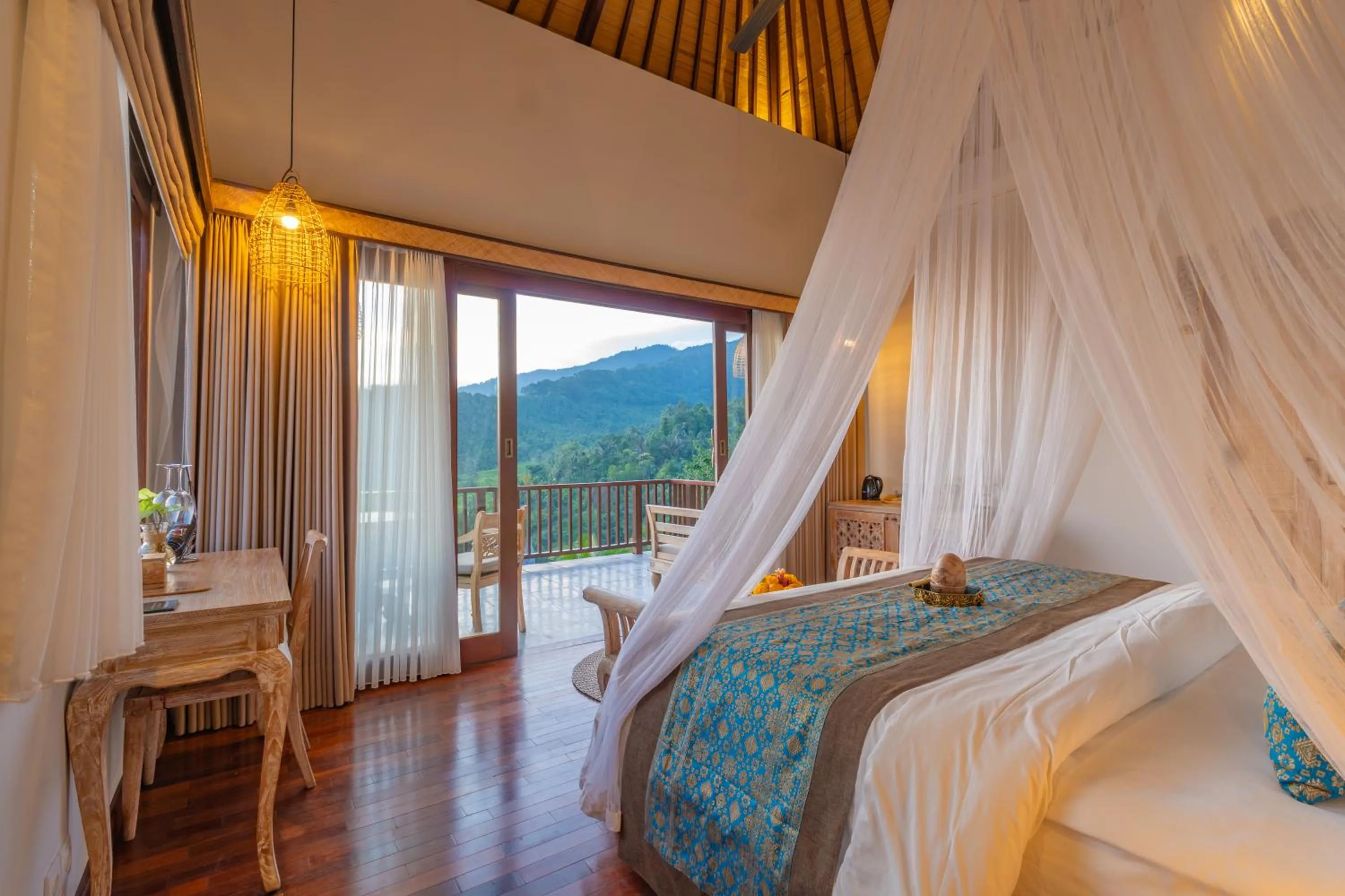 Bedroom, Bed in Maha Hills Resort by Mahaprana Experience