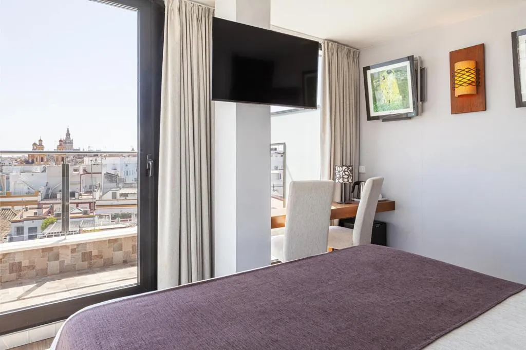 Bed in Hotel Don Paco