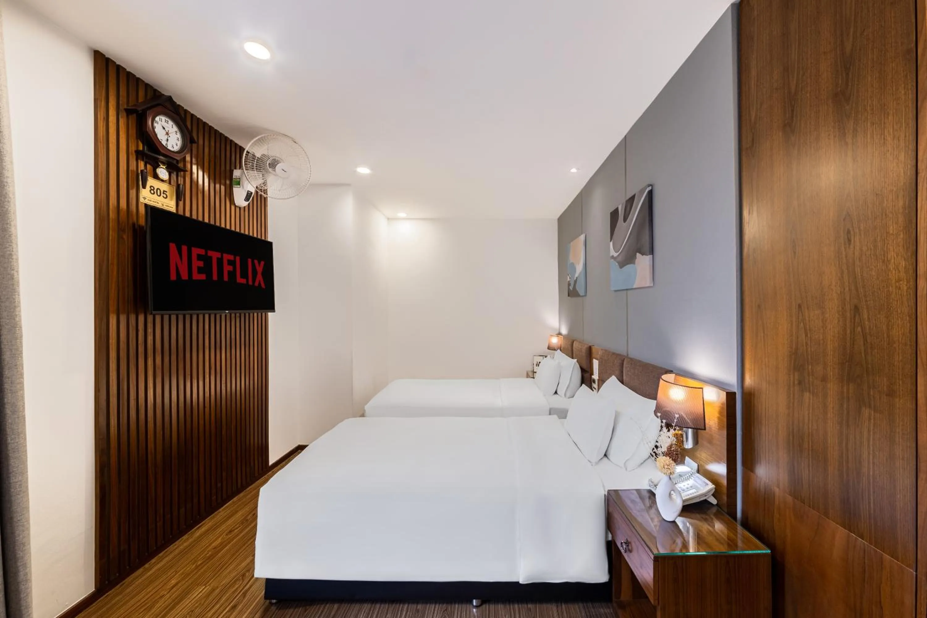 Bed in A25 Hotel - 55 Cách Mạng Tháng 8