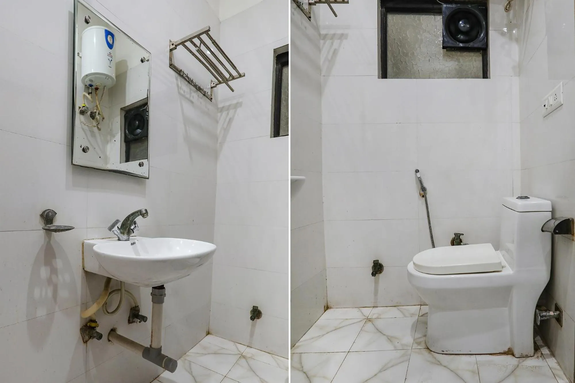 Bathroom in FabHotel Aaradhya Residency