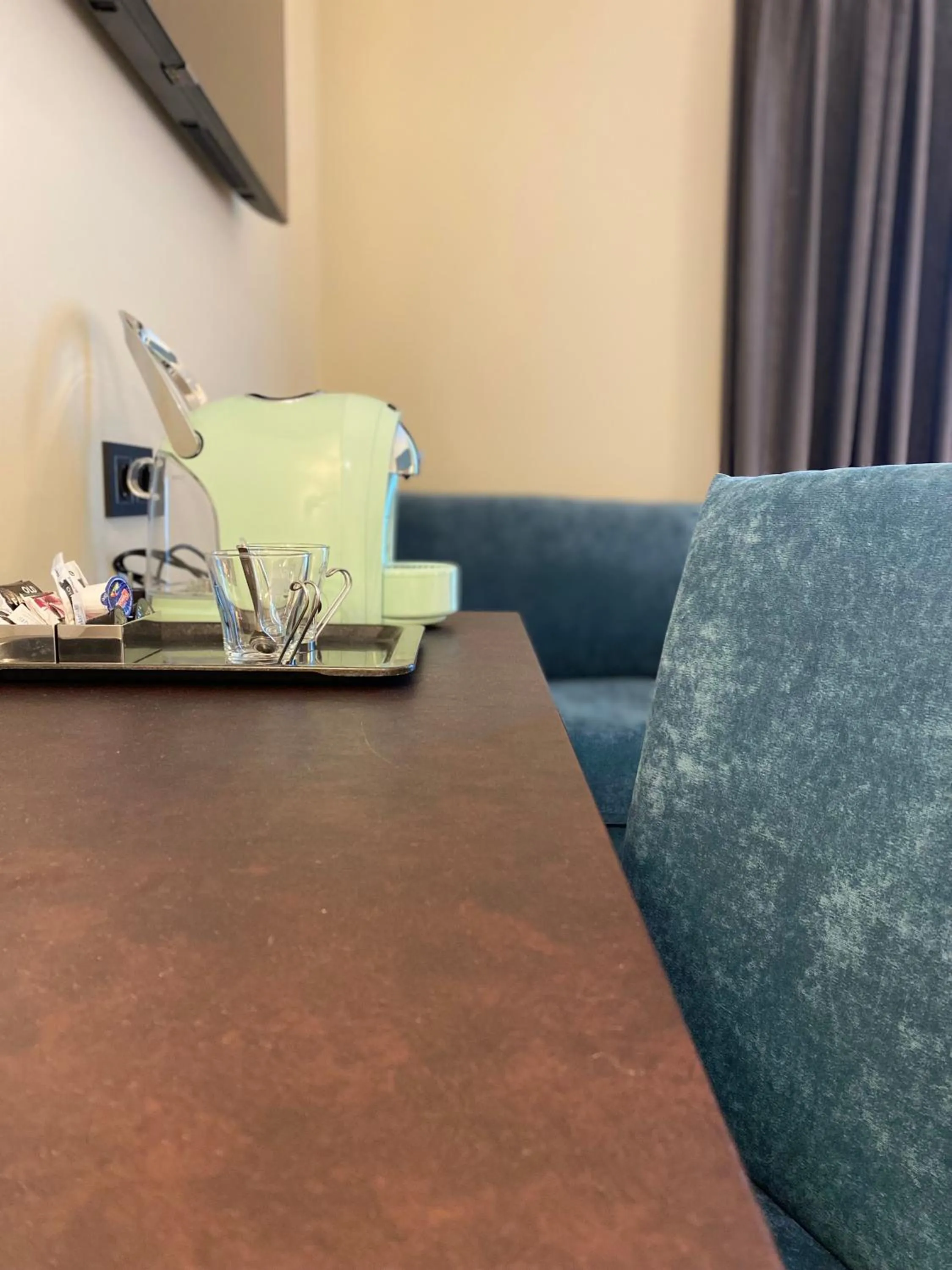 Seating area in Hotel Zentral Gijón Rey Pelayo