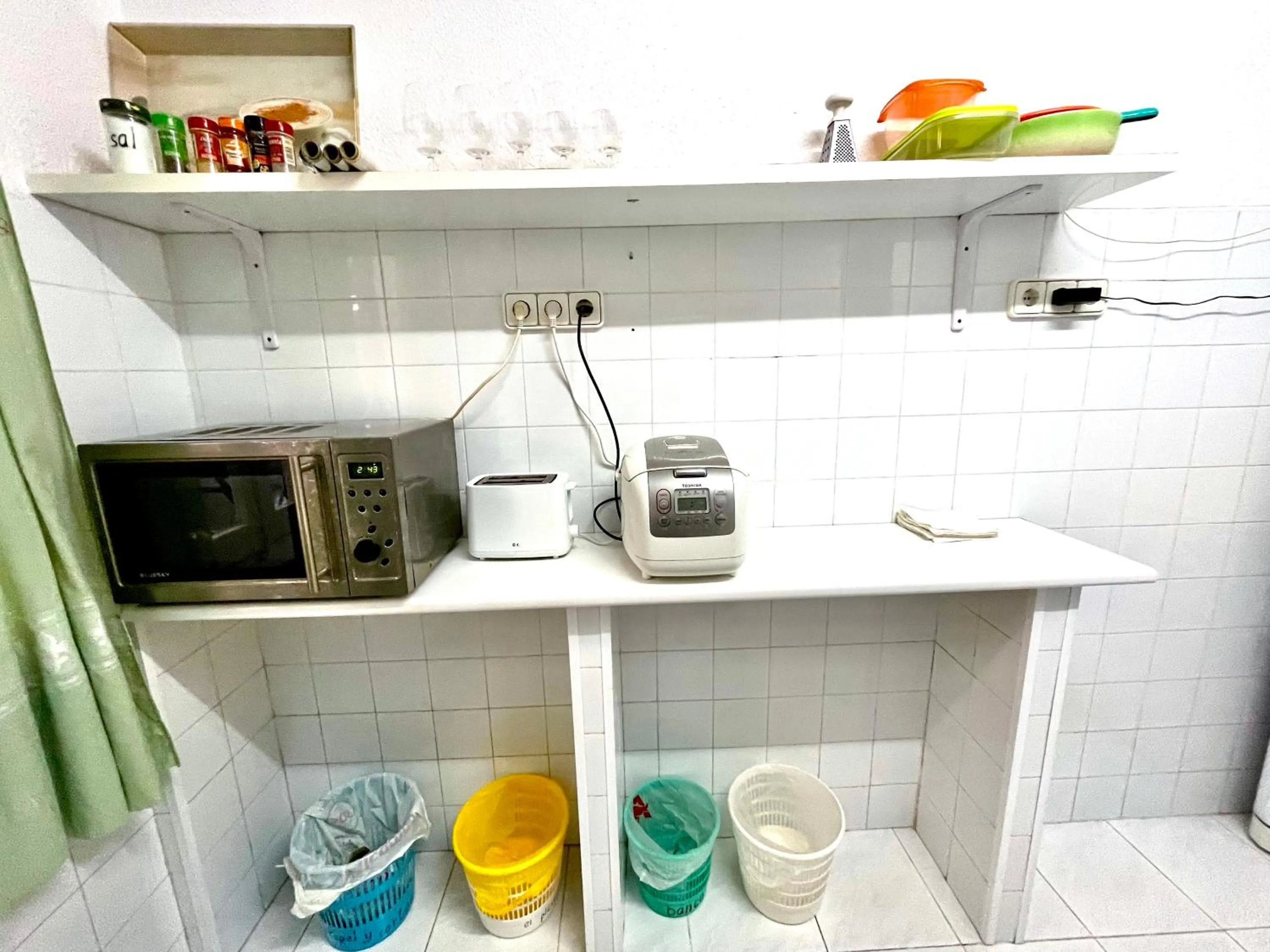 Kitchen or kitchenette in Las habitaciones en Alicante