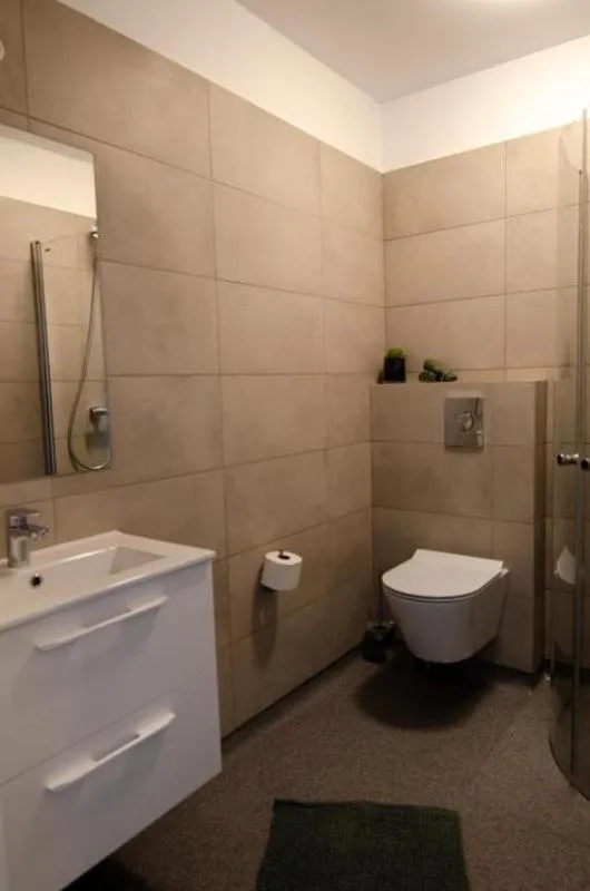 Bathroom in Stracta Apartments