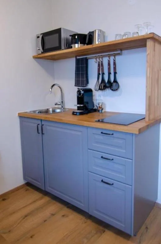 Kitchen or kitchenette in Stracta Apartments