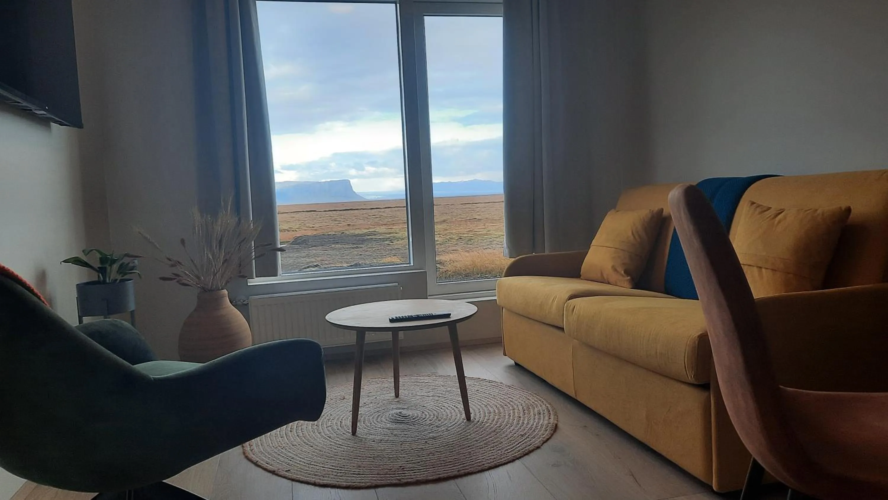 Living room in Stracta Apartments