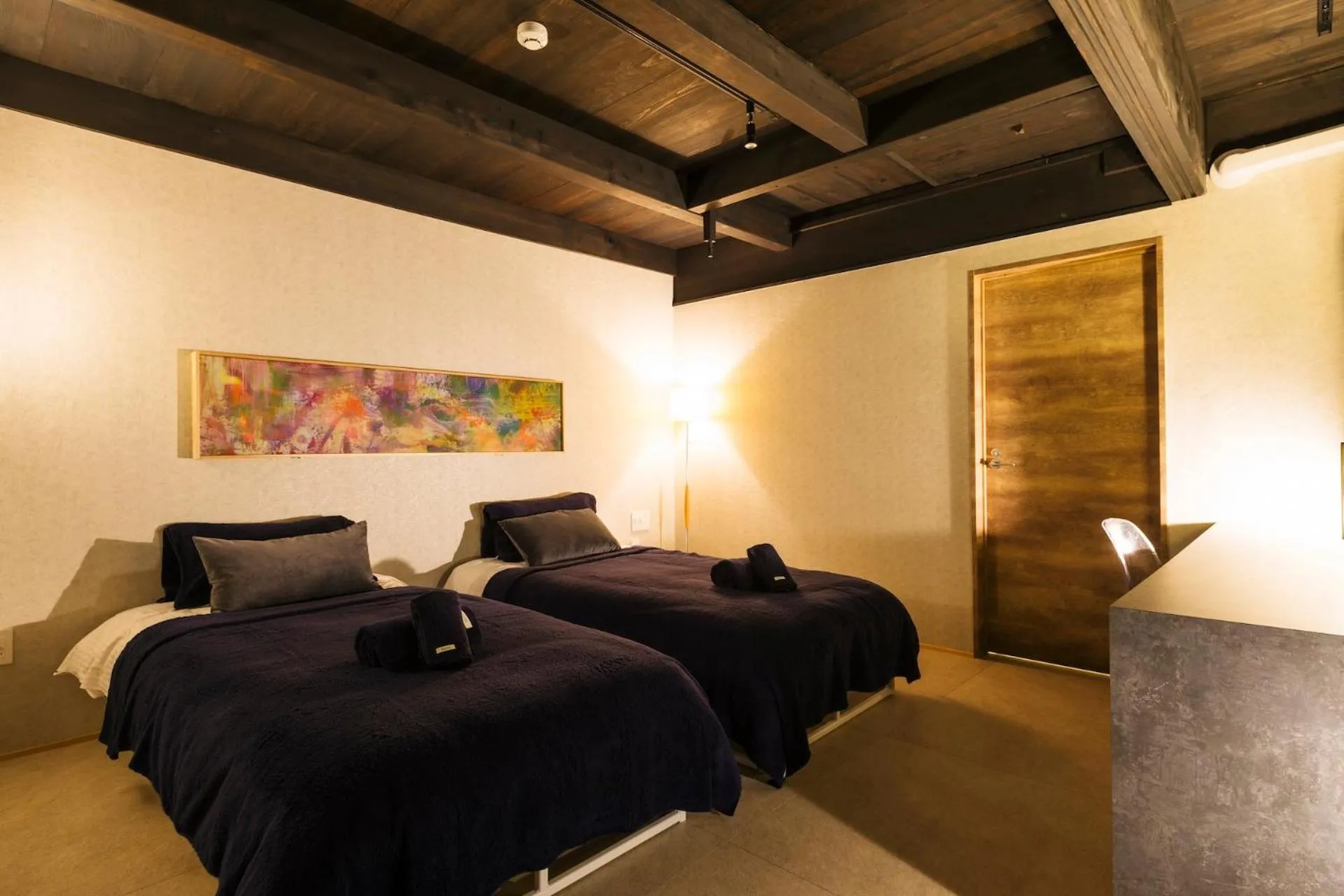 Bed in Wellis Villa Awaji