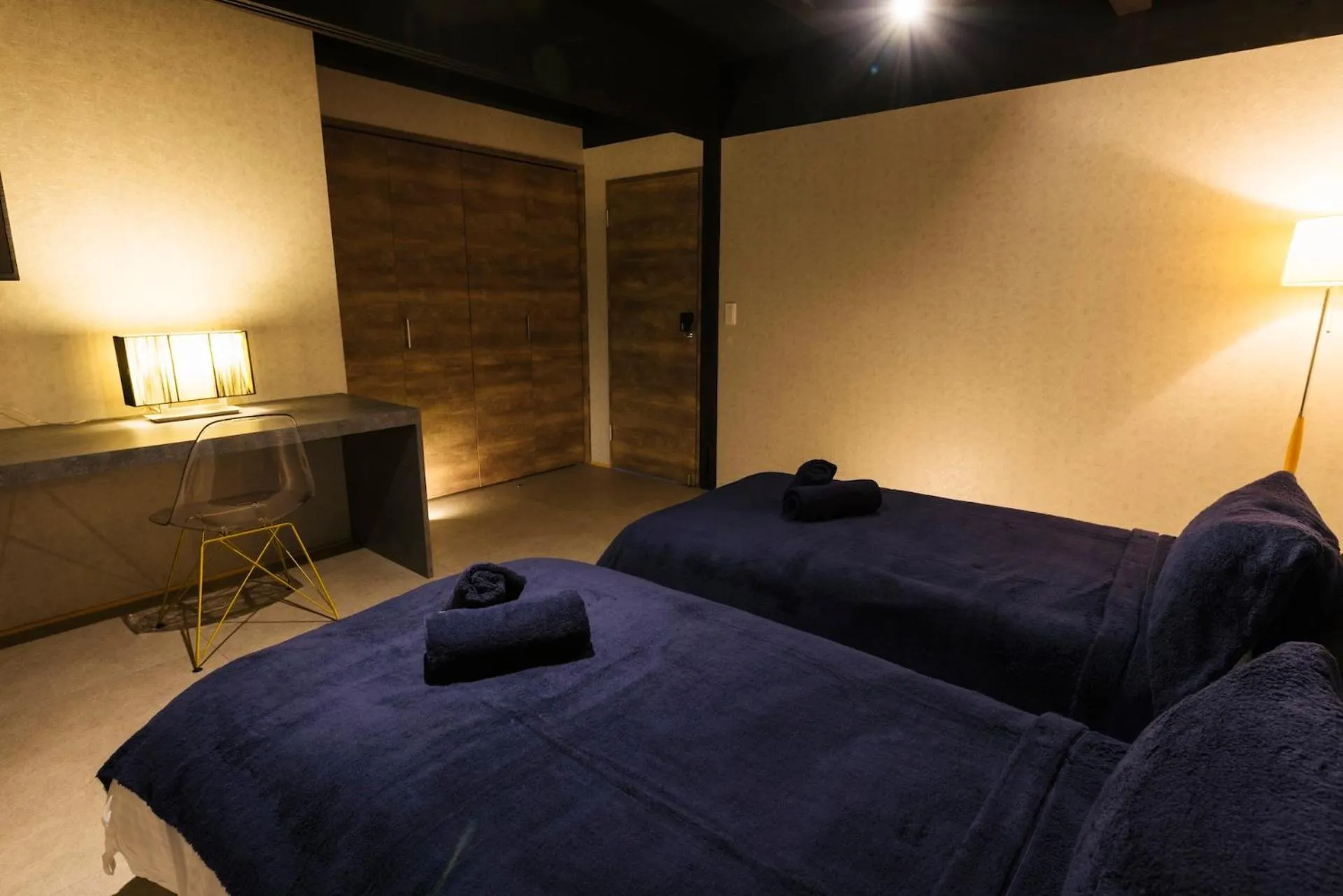 Bed in Wellis Villa Awaji