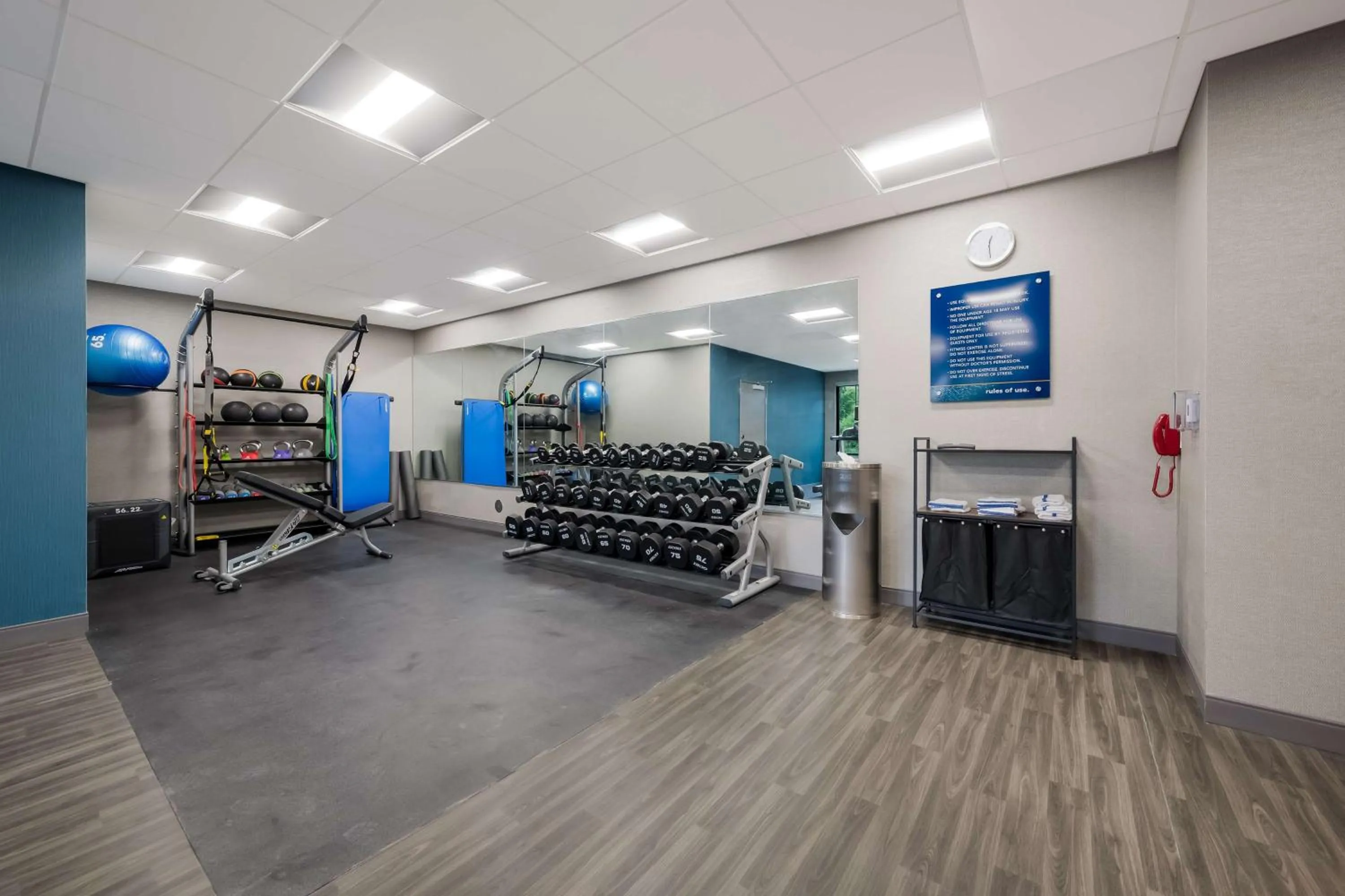 Fitness centre/facilities in Hampton Inn by Hilton Detroit Southfield