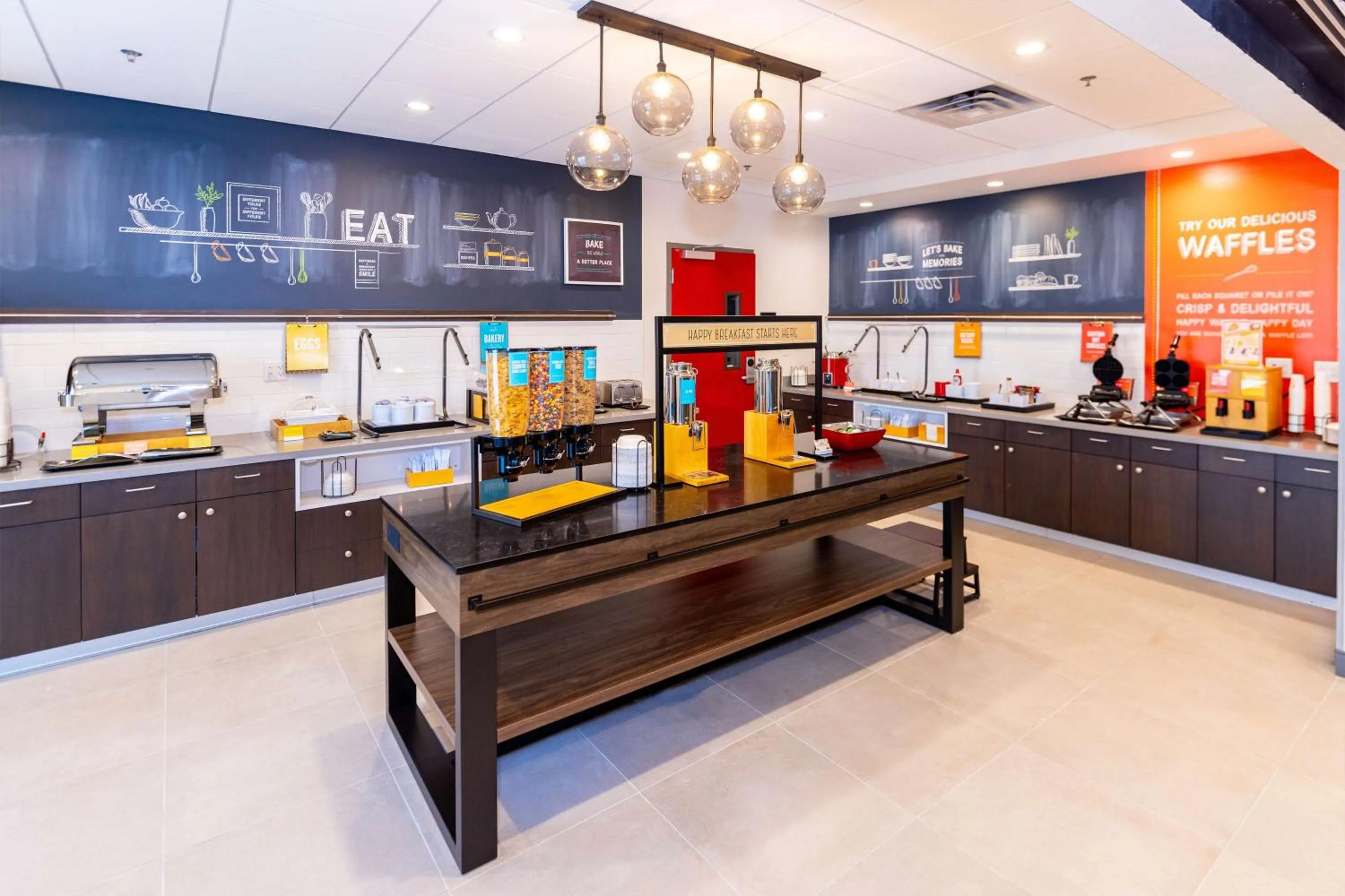 Breakfast in Hampton Inn Selma, Ca