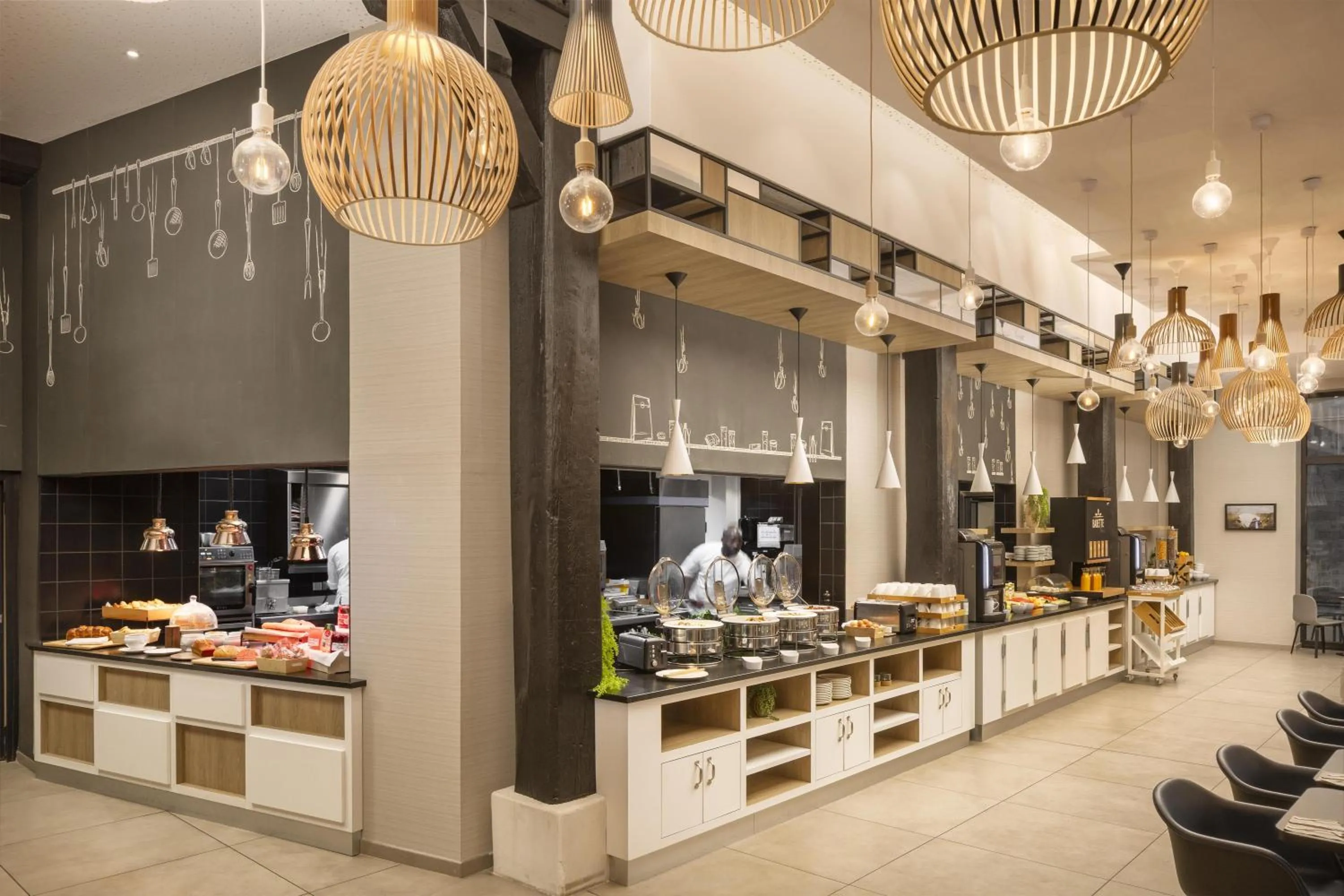 Breakfast in Hilton Garden Inn Paris La Villette