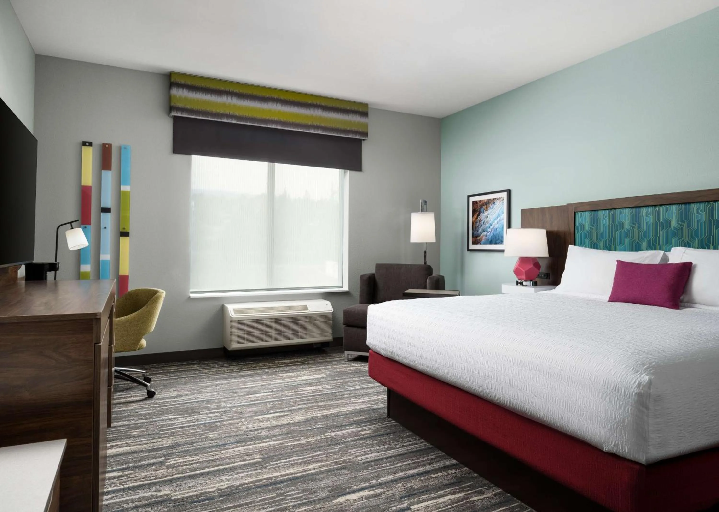 Bed in Hampton Inn Redmond Bend Airport