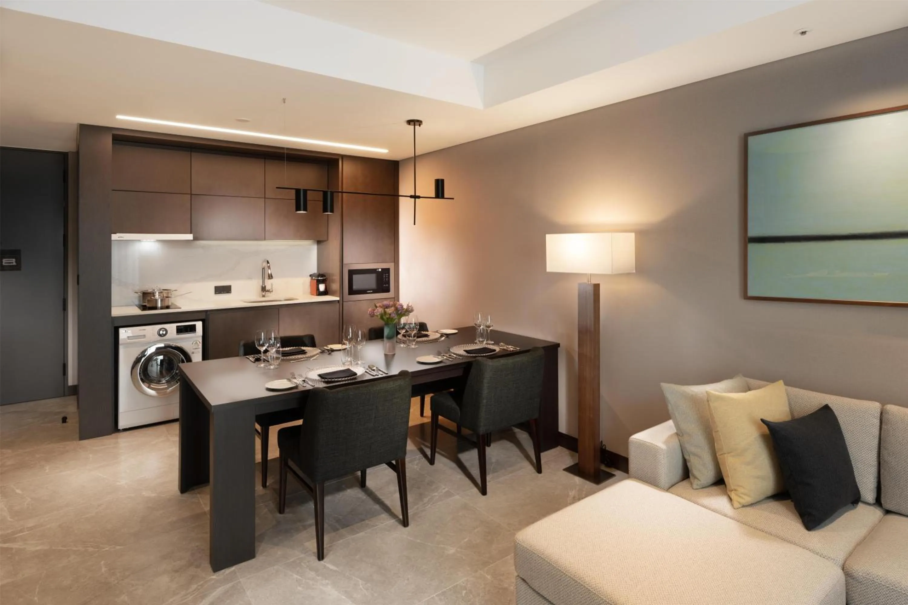 Living room in DoubleTree By Hilton Seoul Pangyo Residences