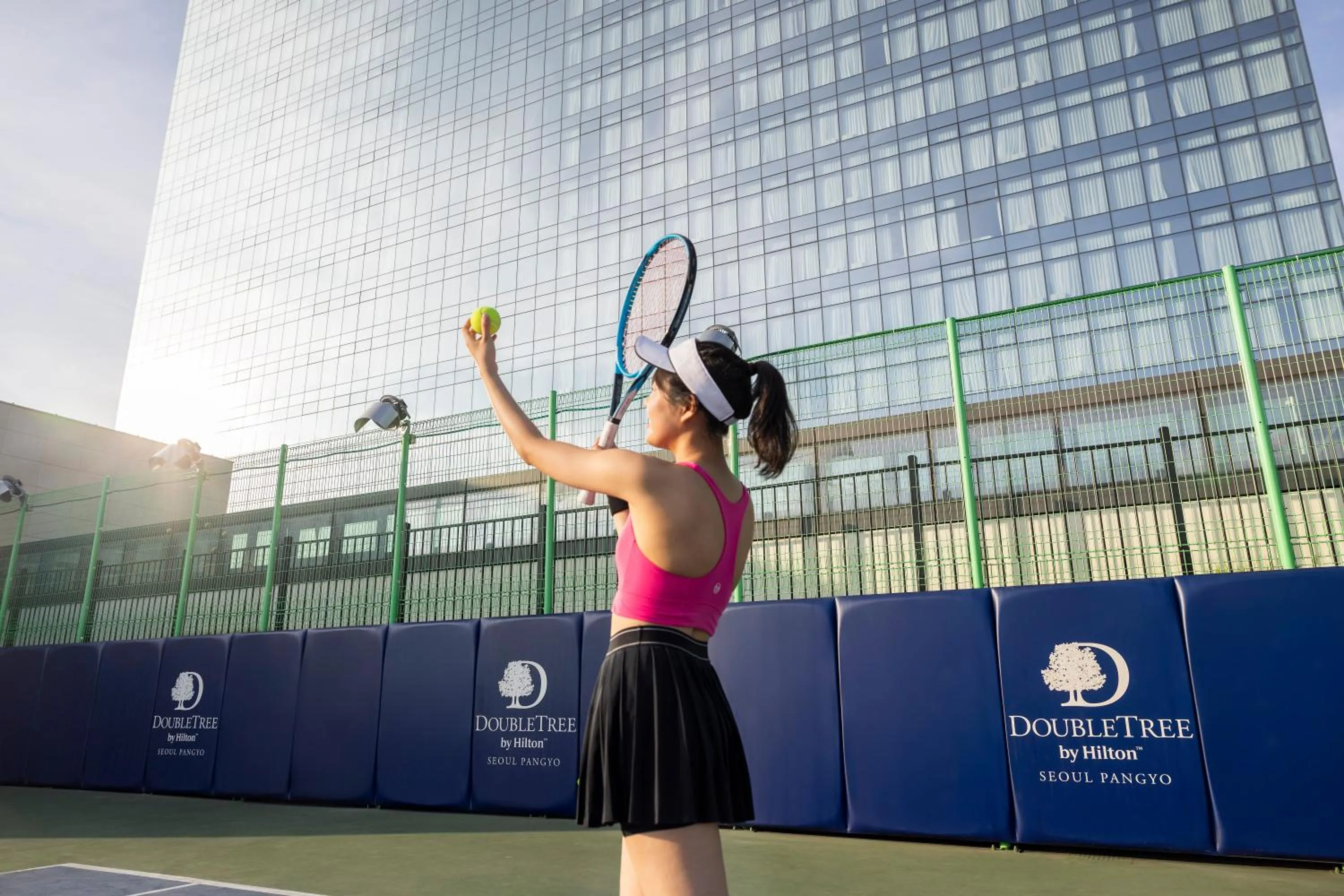 Tennis court in DoubleTree By Hilton Seoul Pangyo Residences