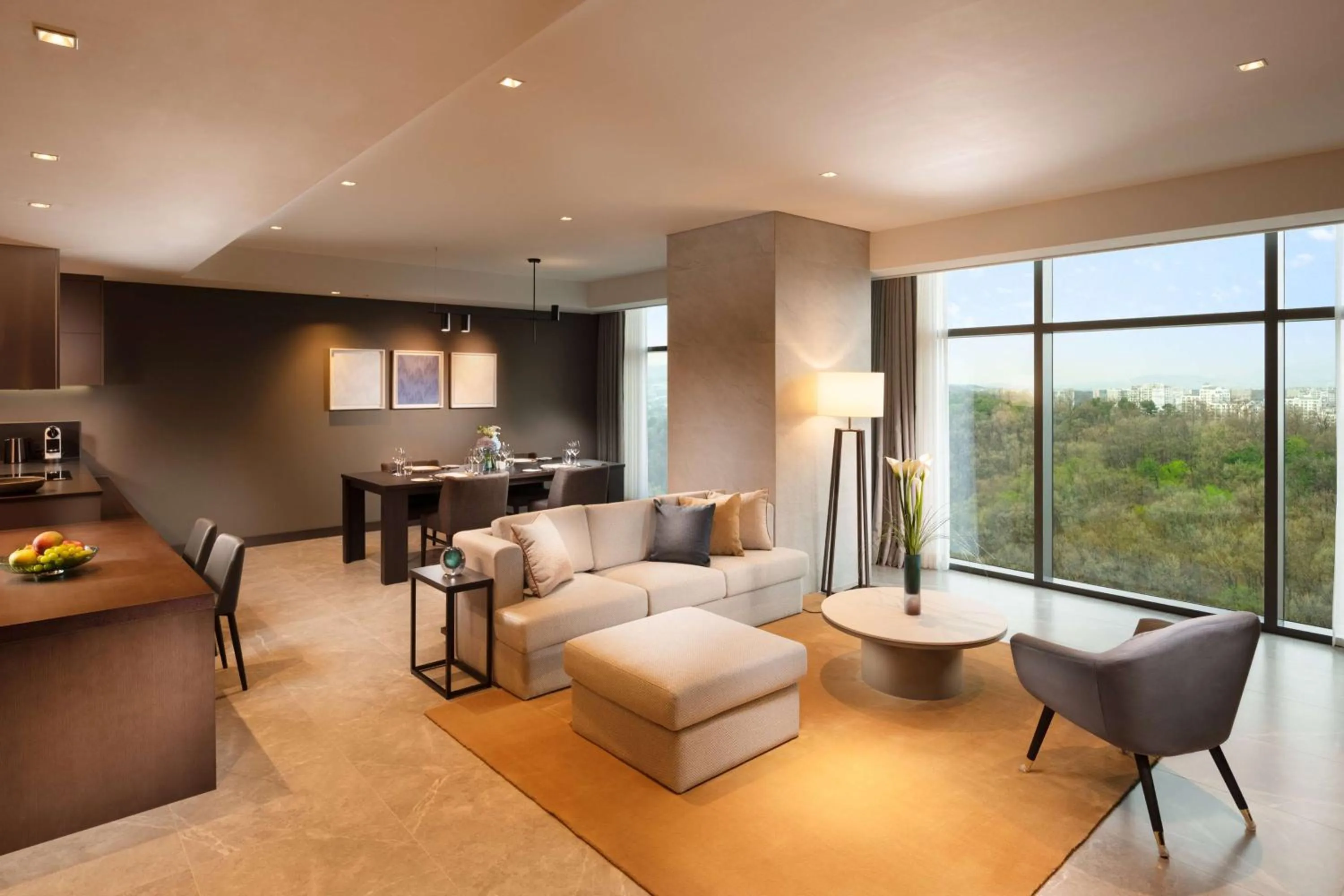 Living room in DoubleTree By Hilton Seoul Pangyo