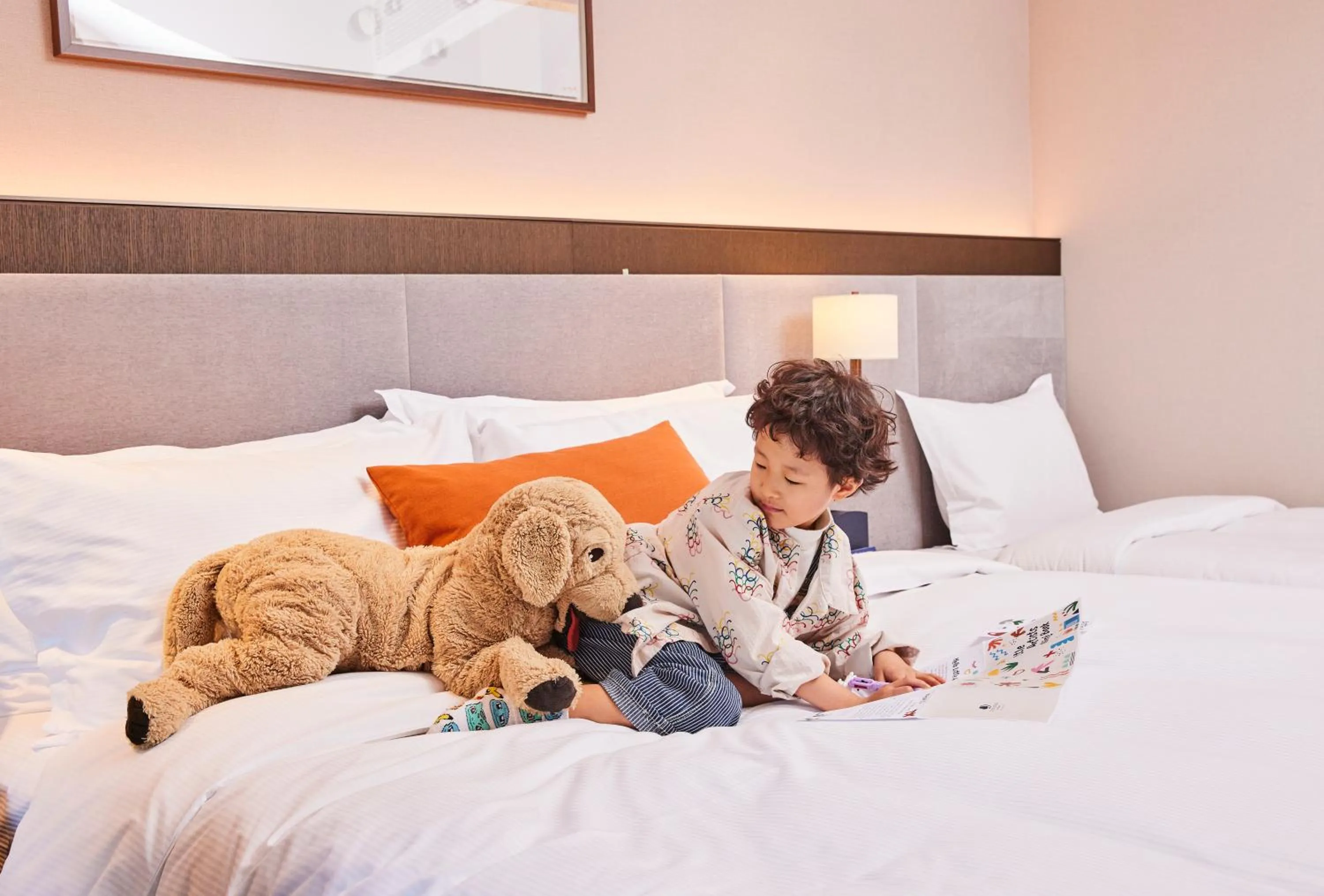 Bed in DoubleTree By Hilton Seoul Pangyo