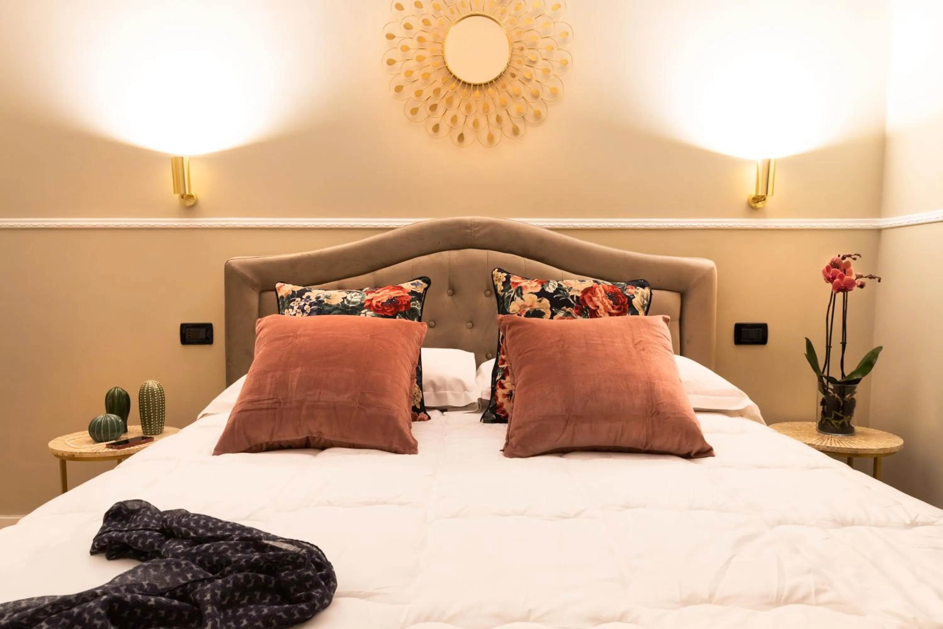 Bed in Fair Suite Roma Termini