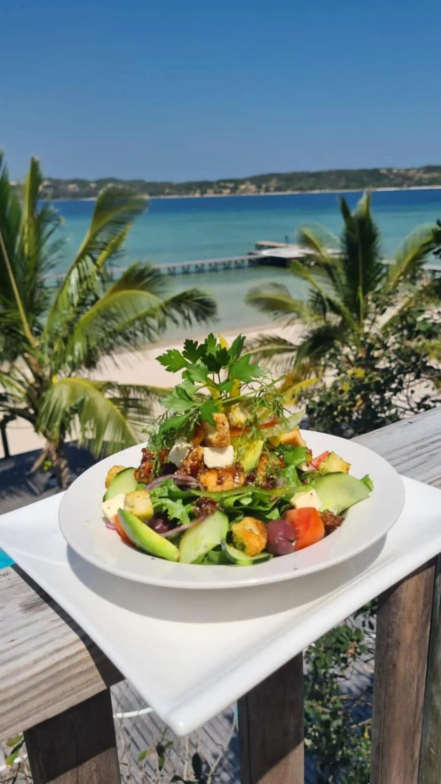 Food close-up in Mukumbura Lodge Bilene