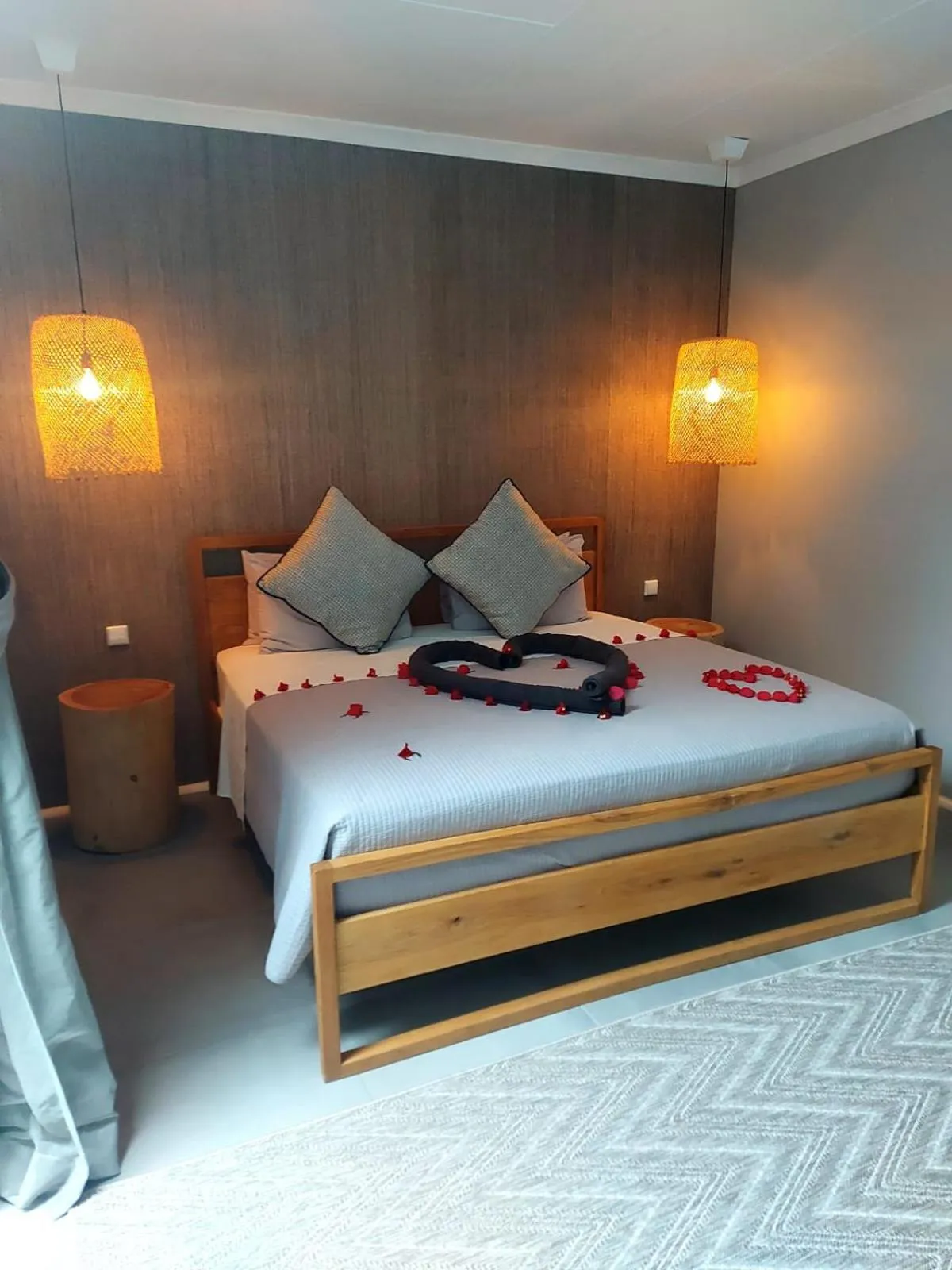 Bed in Mukumbura Lodge Bilene