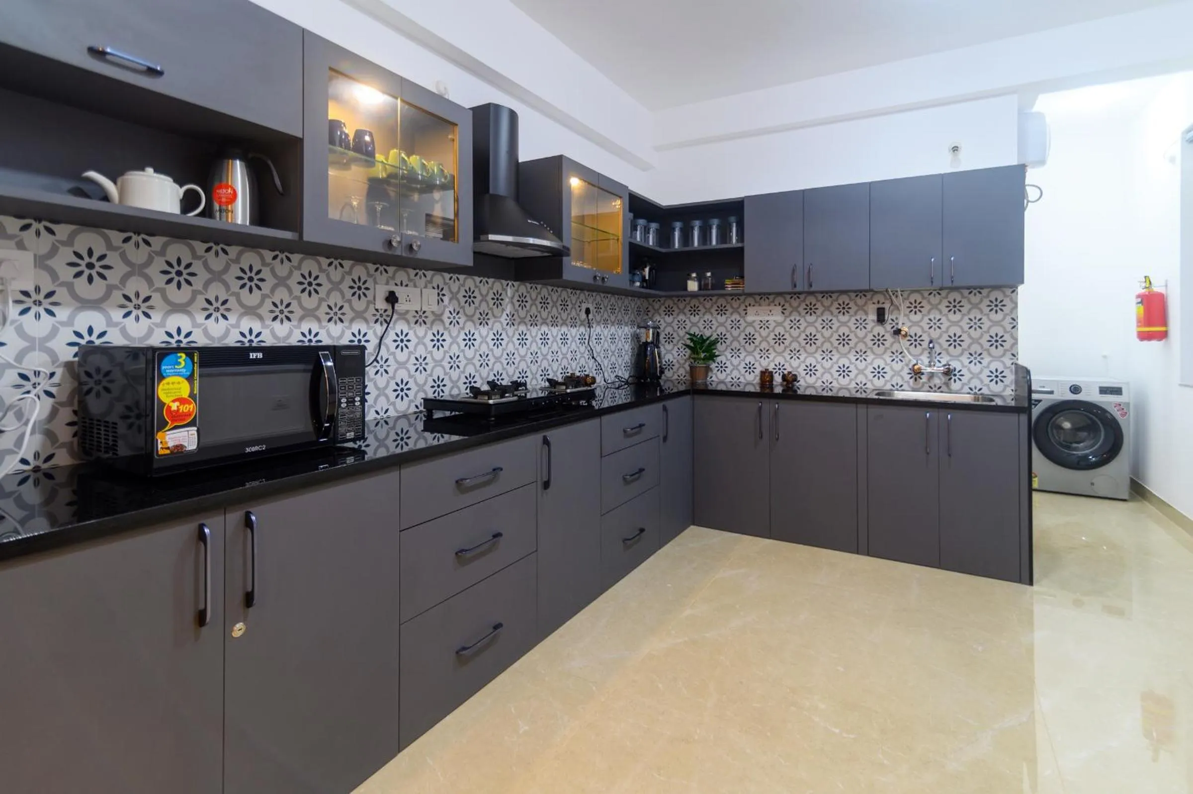 Kitchen or kitchenette in Lotus & Orchid Villas by Ramnath Homes