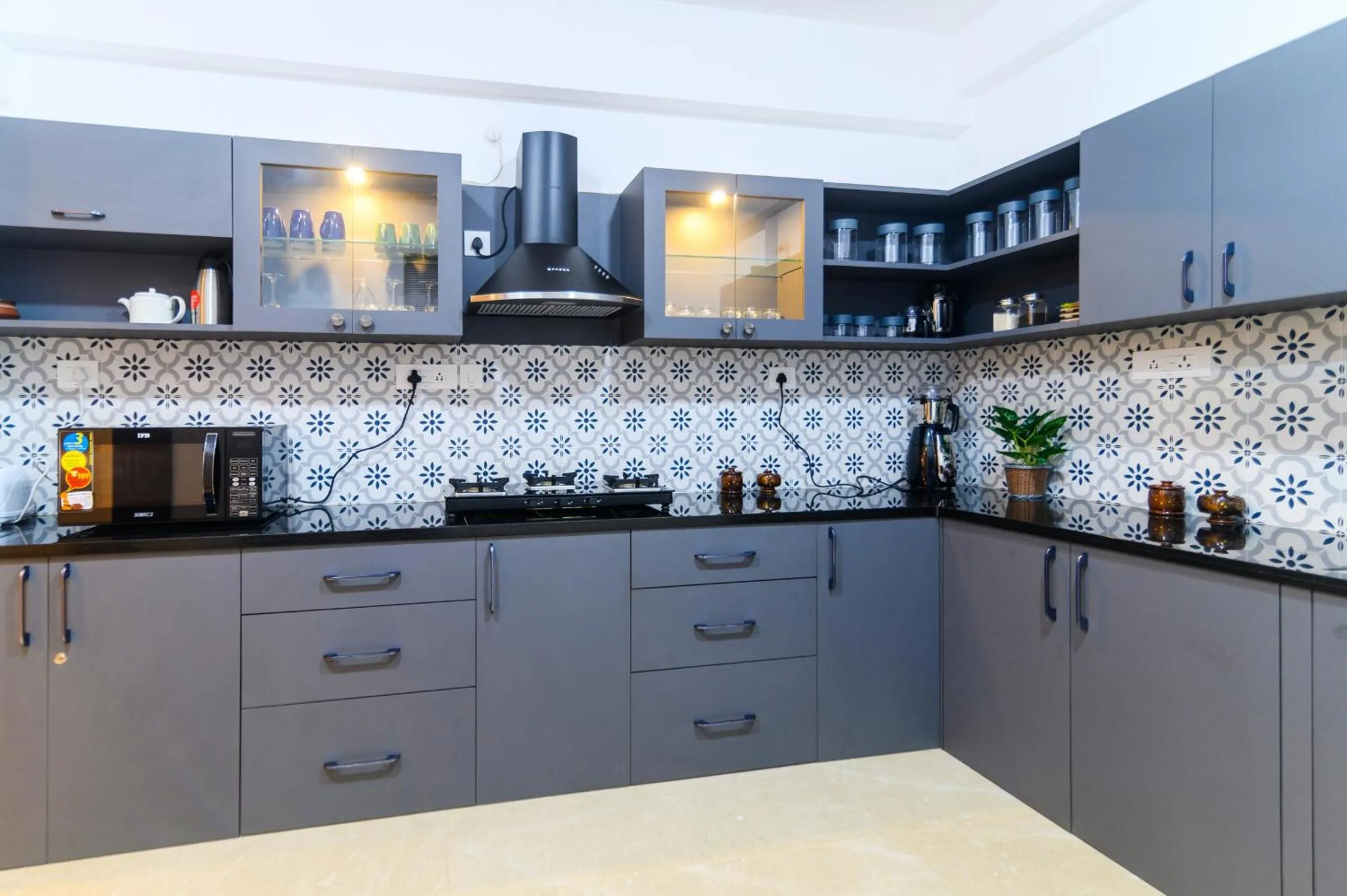 Kitchen or kitchenette in Lotus & Orchid Villas by Ramnath Homes