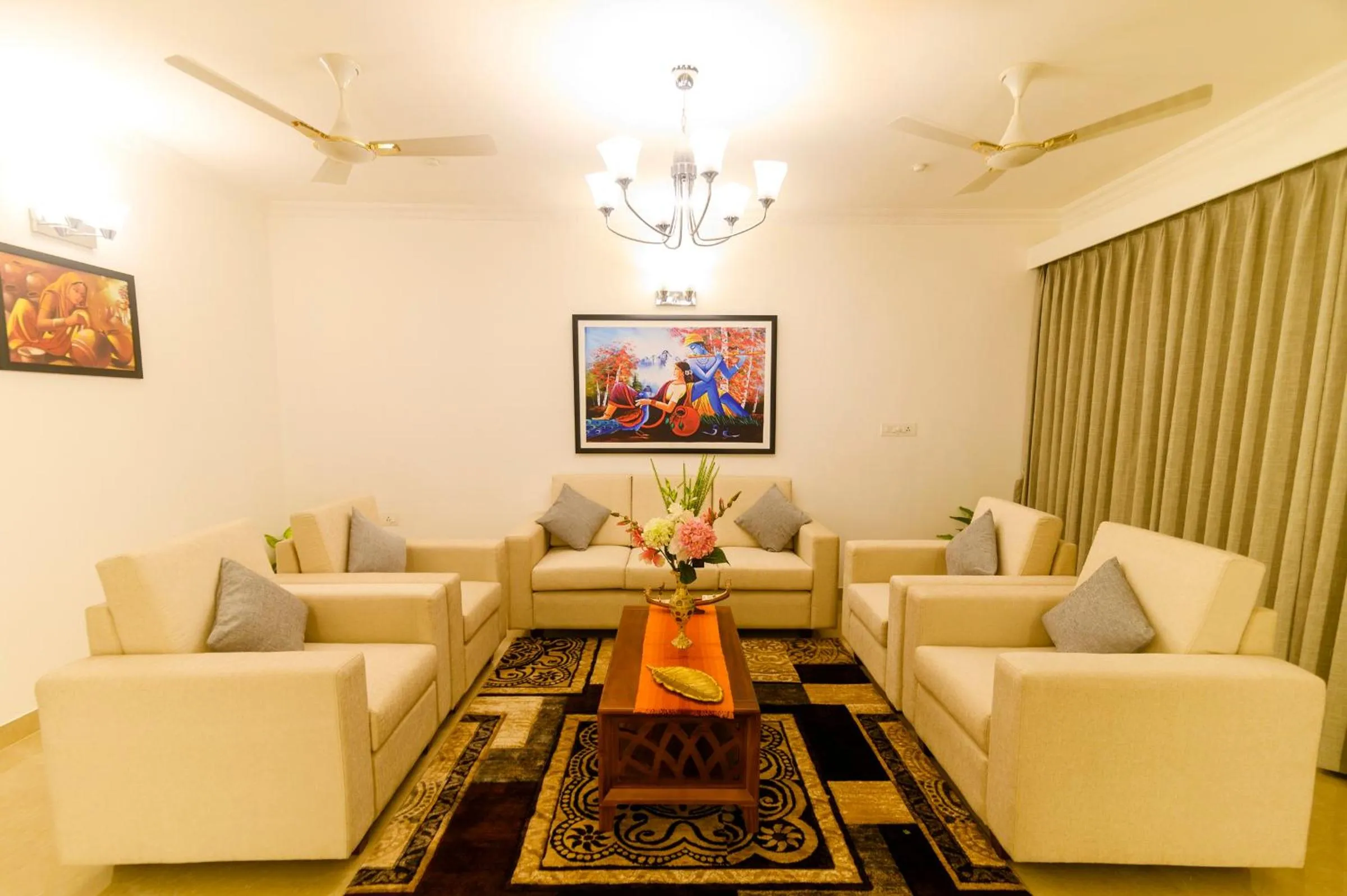 Living room in Lotus & Orchid Villas by Ramnath Homes