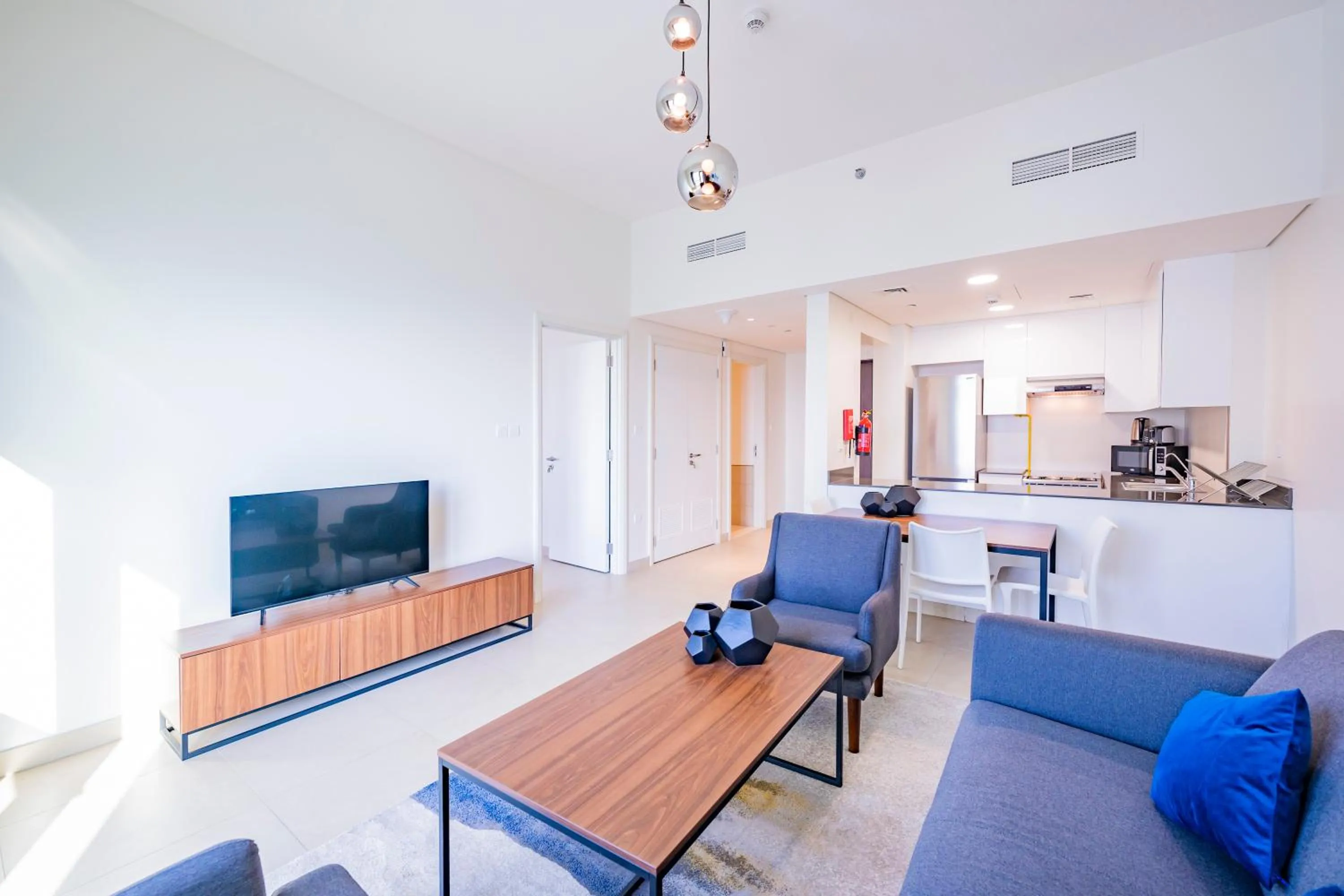 Living room in Expo Village Serviced Apartments