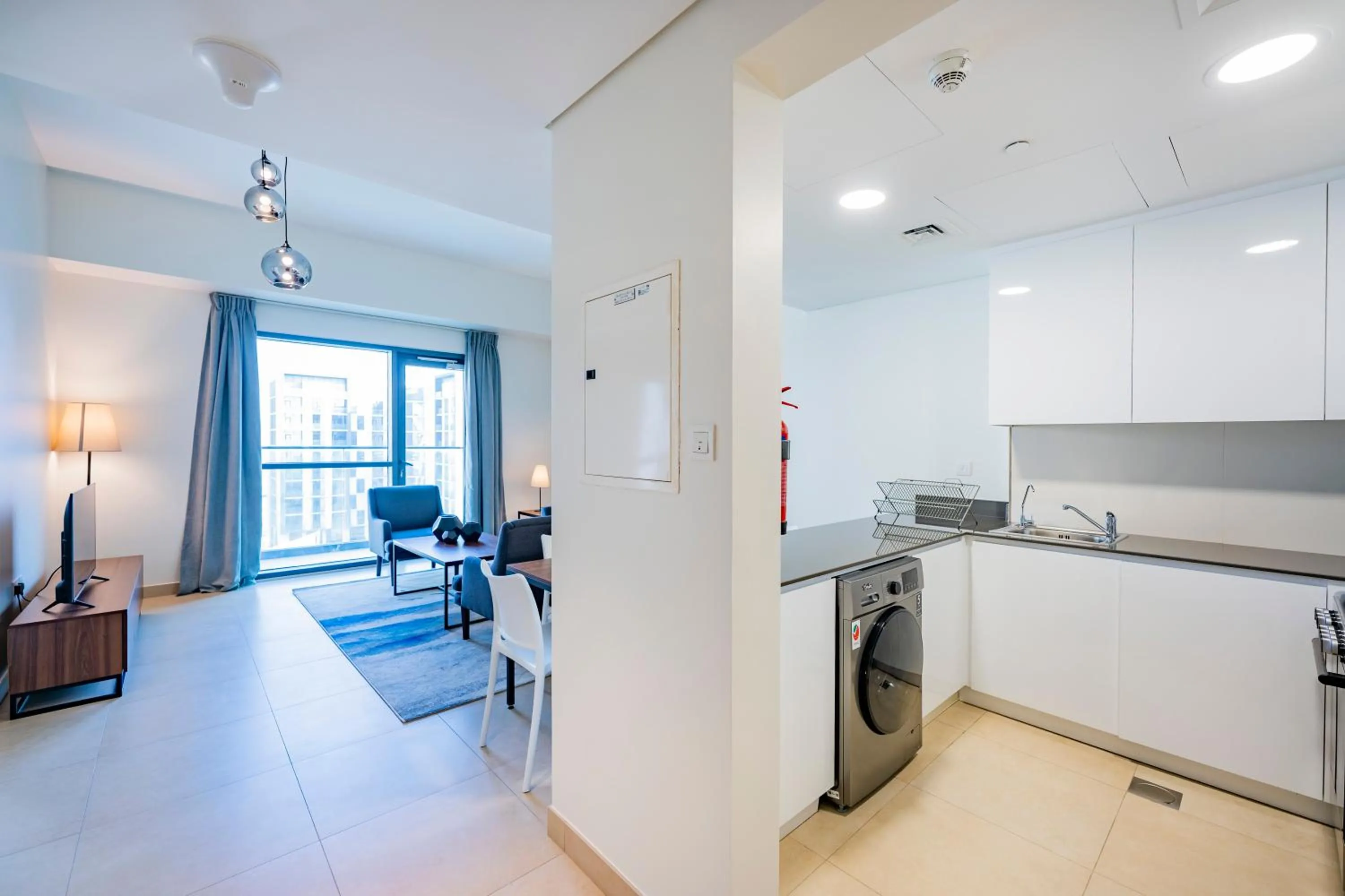 Living room in Expo Village Serviced Apartments