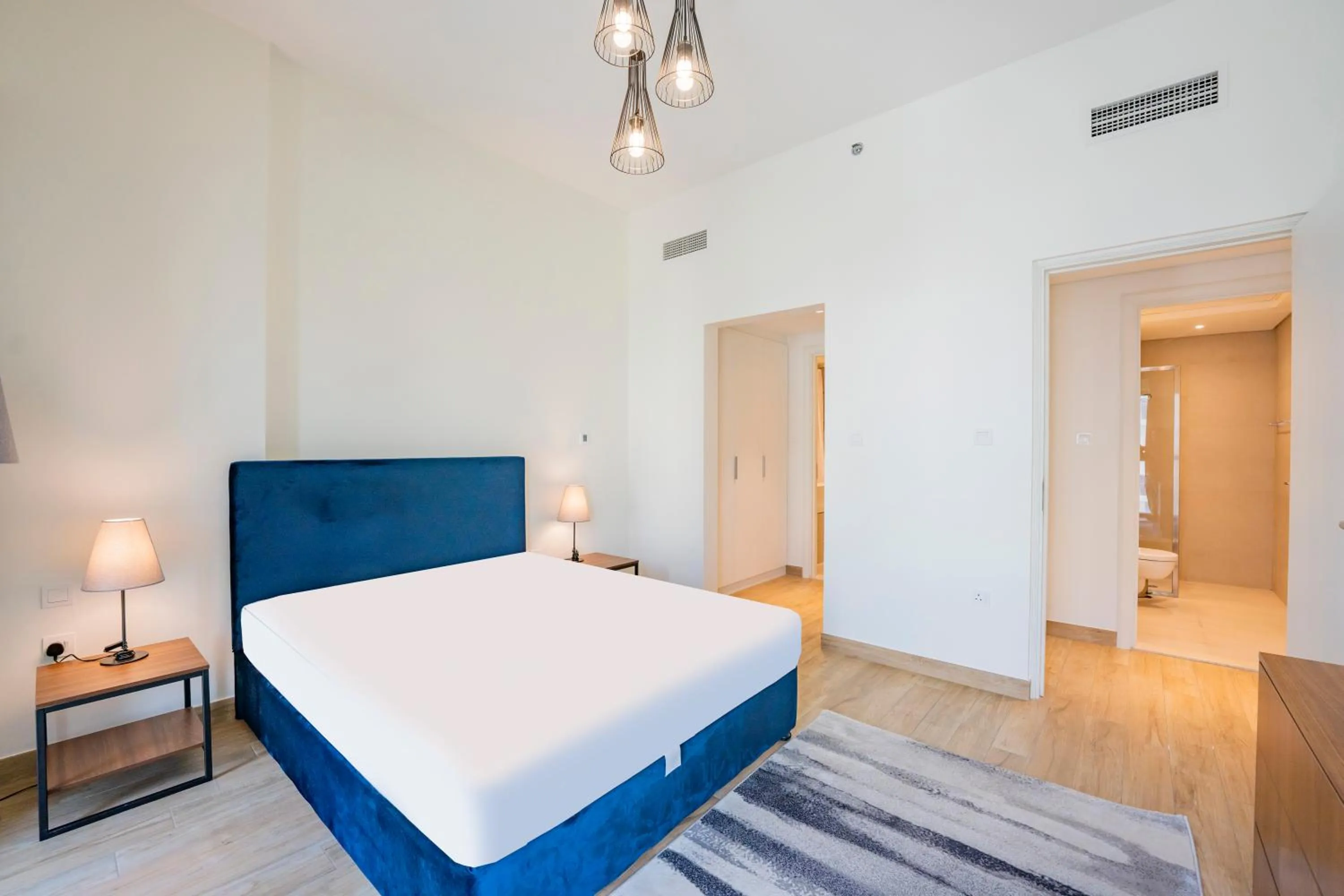 Bedroom, Bed in Expo Village Serviced Apartments