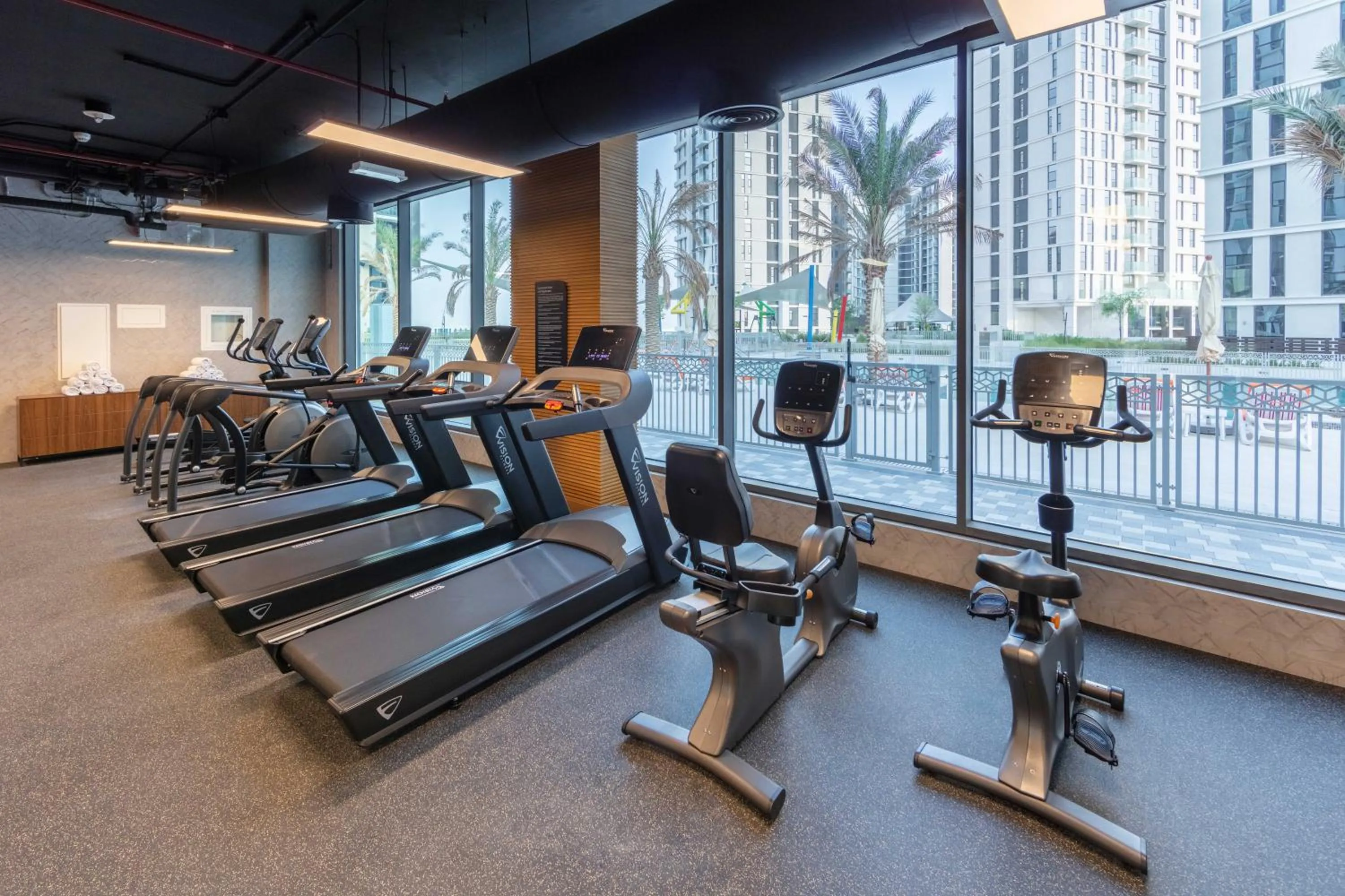 Fitness centre/facilities in Expo Village Serviced Apartments