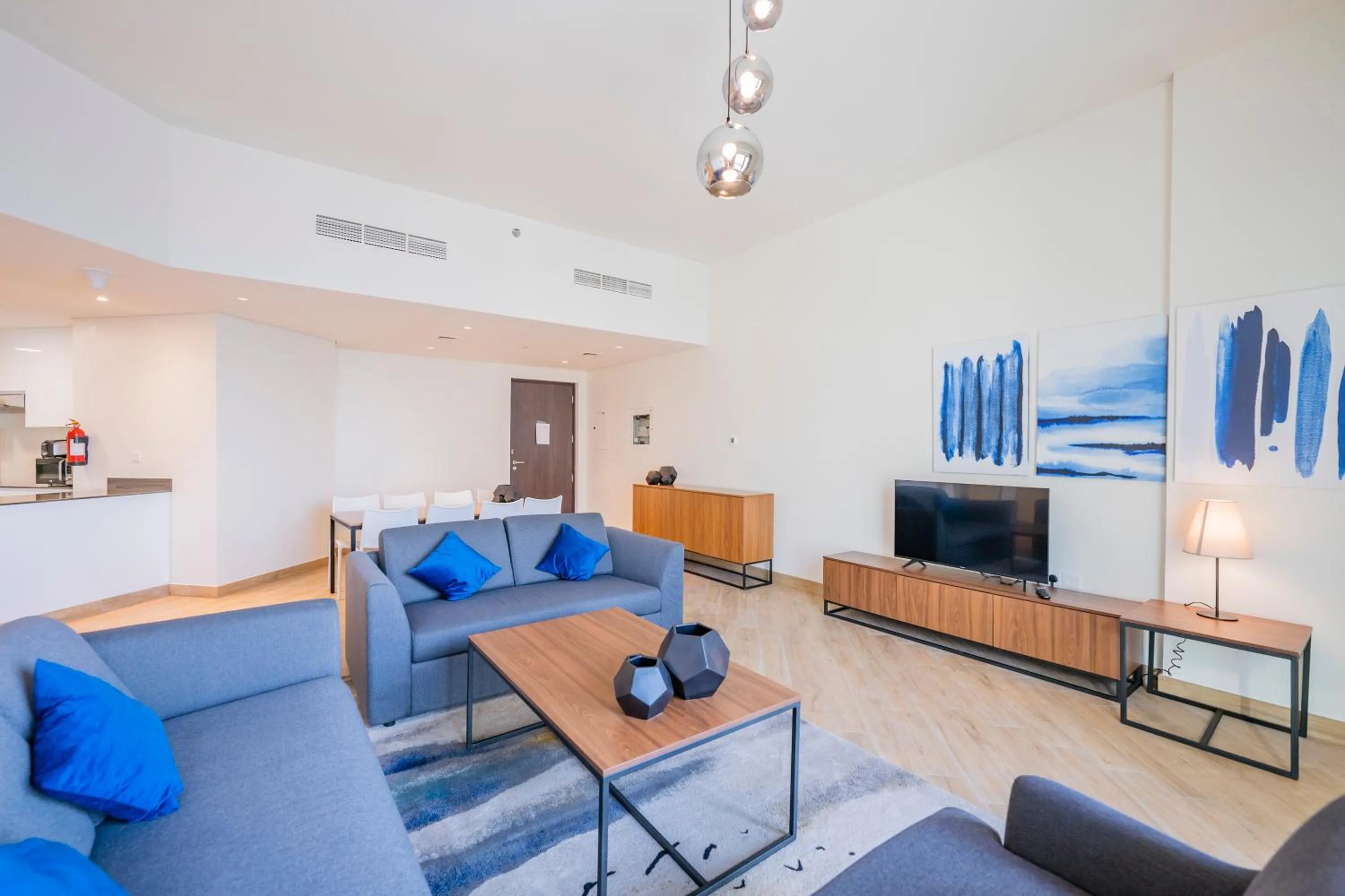 Living room in Expo Village Serviced Apartments