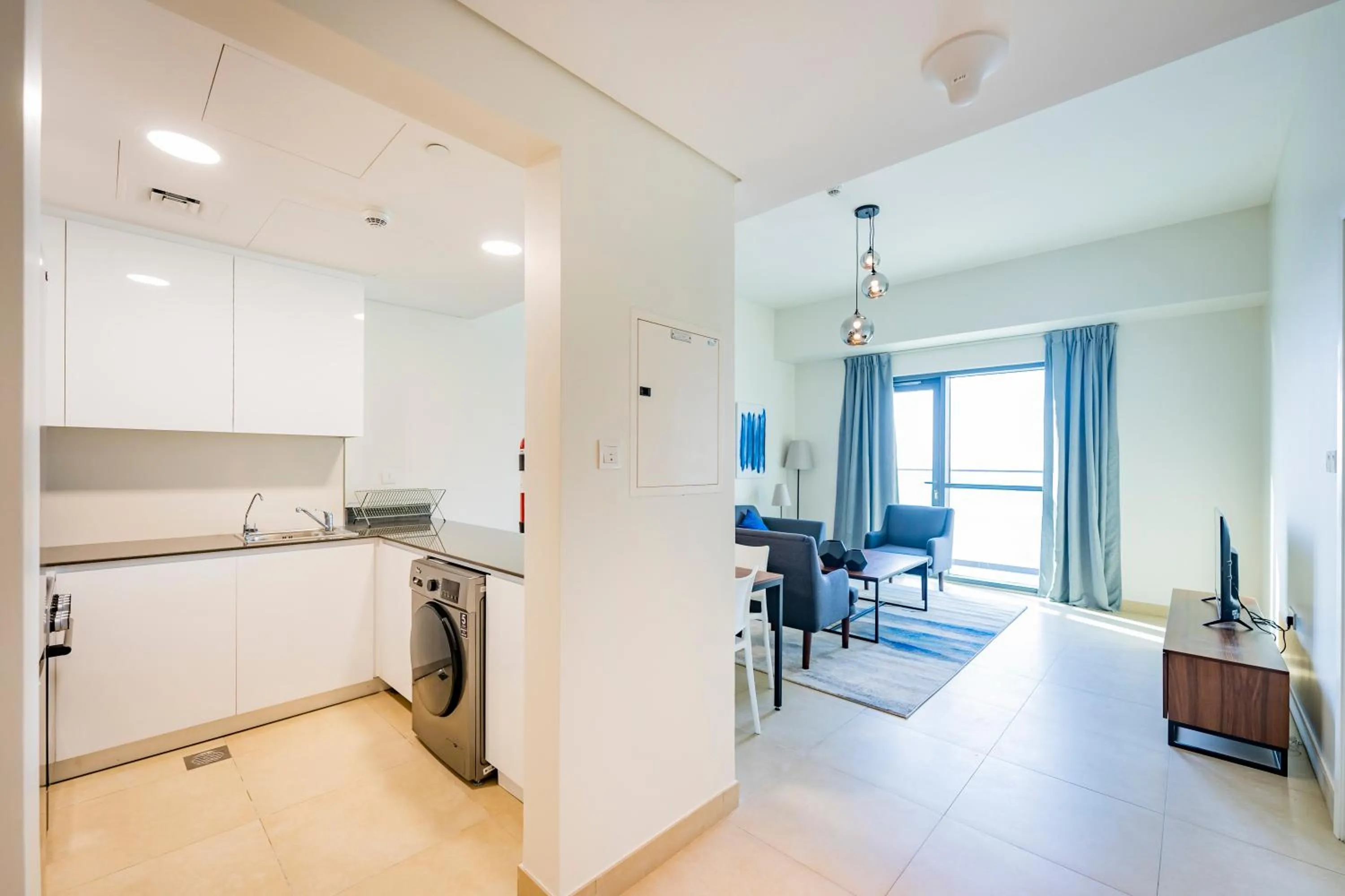 Living room in Expo Village Serviced Apartments