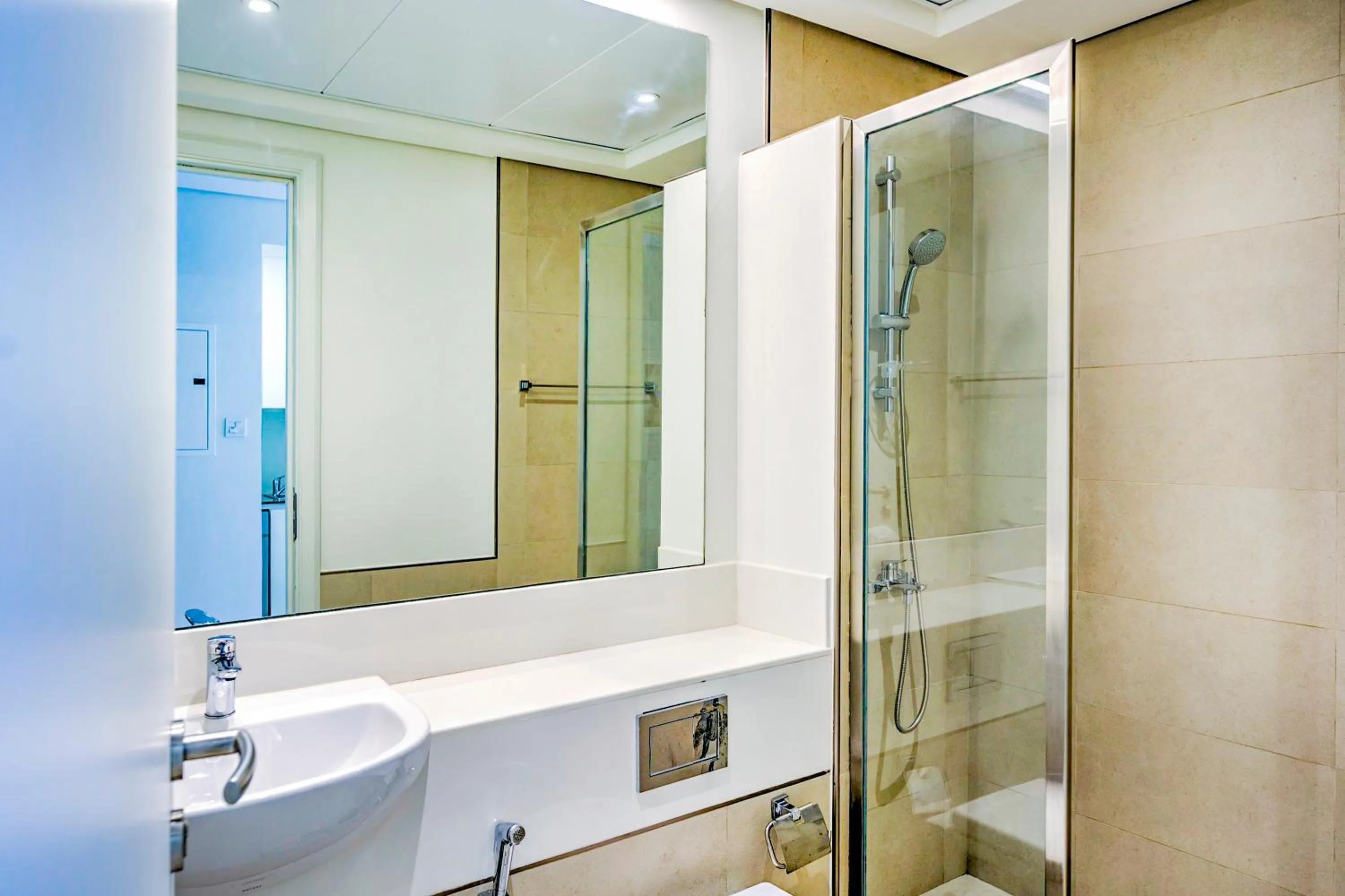 Bathroom in Expo Village Serviced Apartments