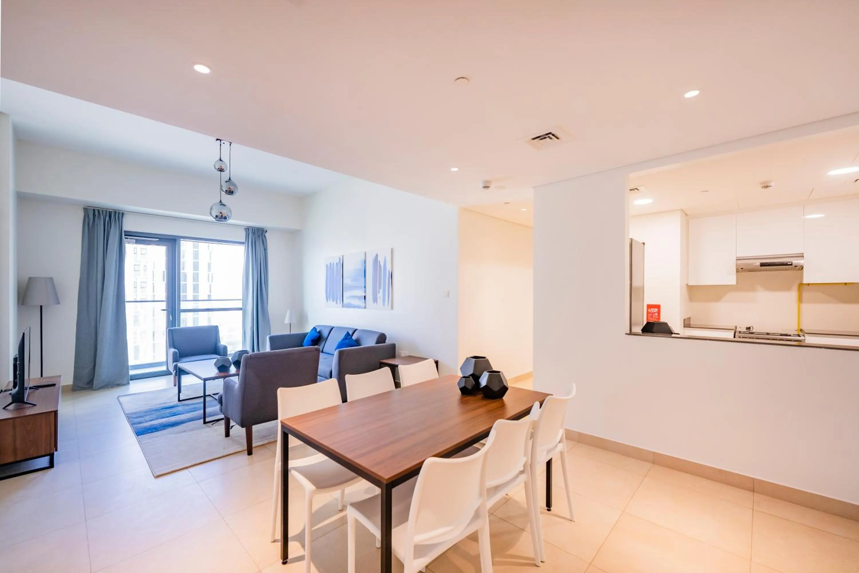 Dining area in Expo Village Serviced Apartments