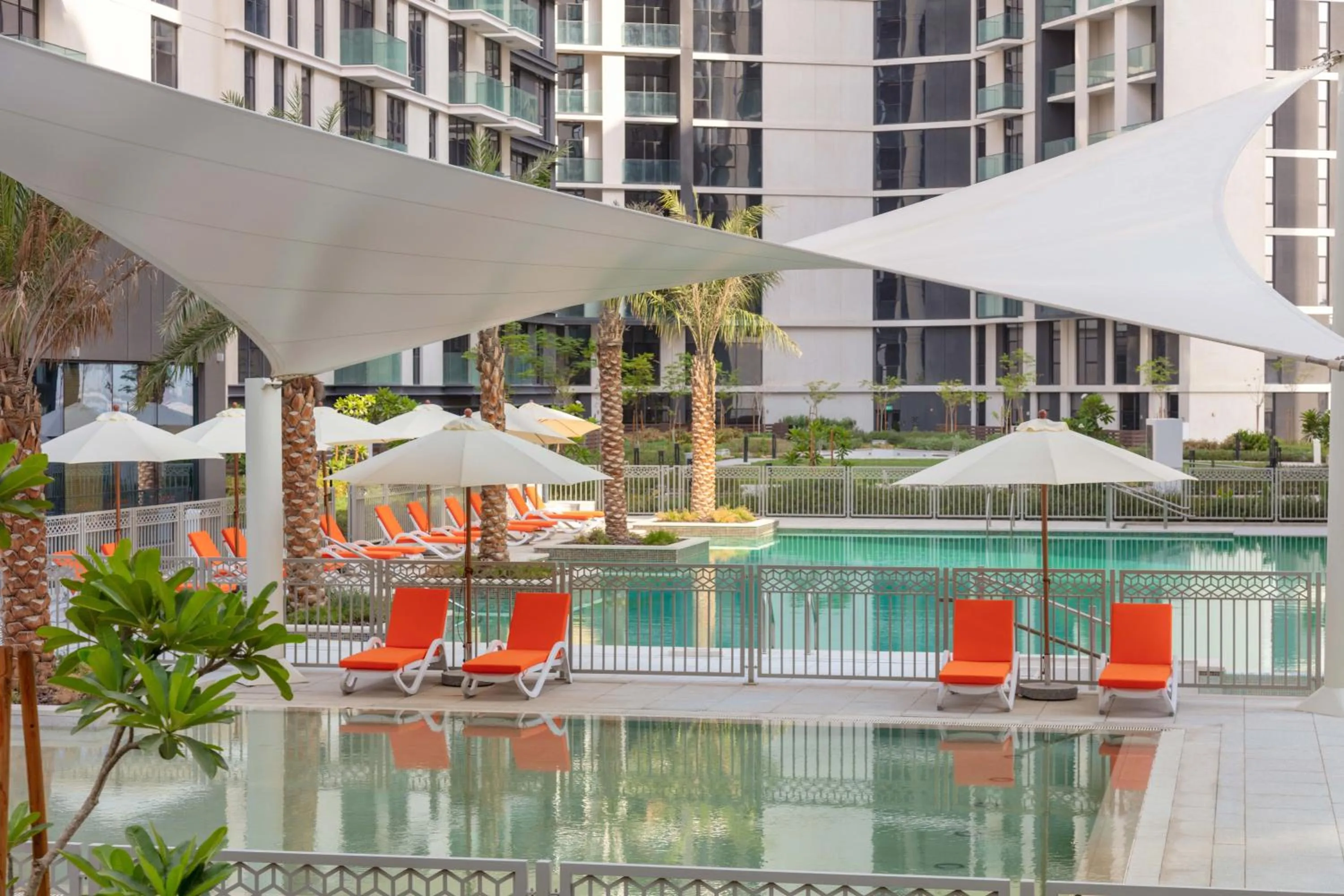 Pool view in Expo Village Serviced Apartments