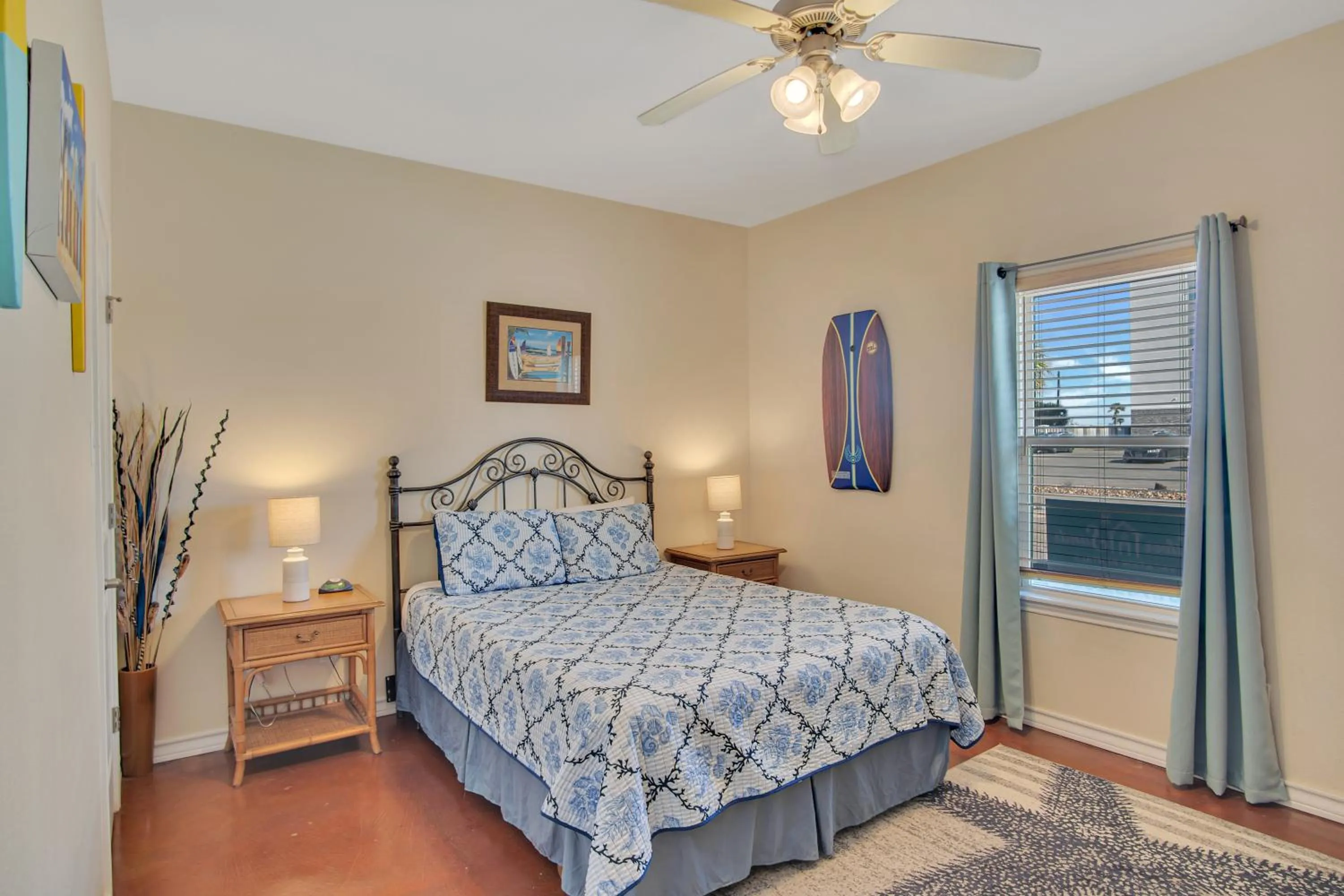 Property building, Bed in Happiness Comes In Waves