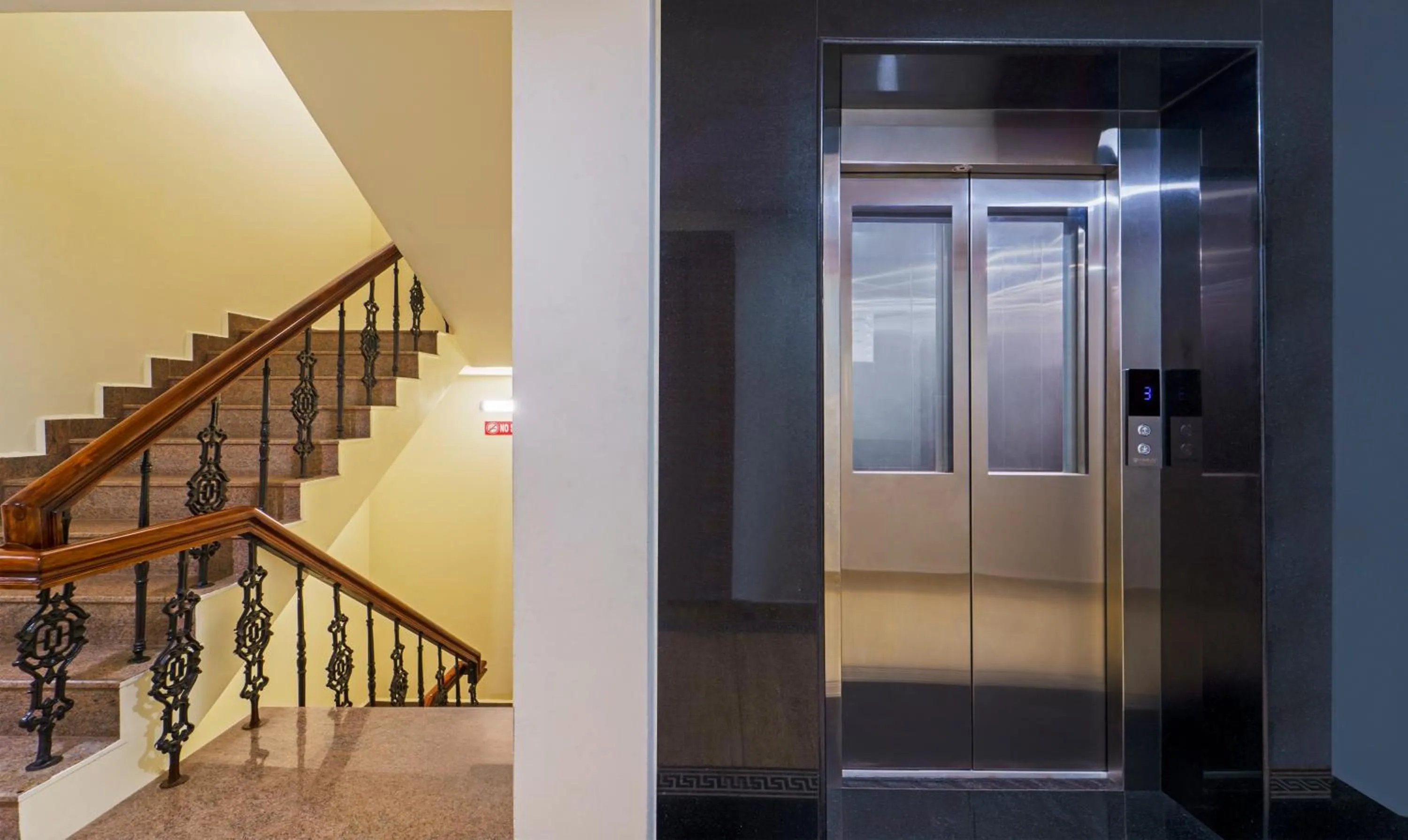 elevator in Treebo Aaravi Residency, 800 Mtrs From Promenade Beach