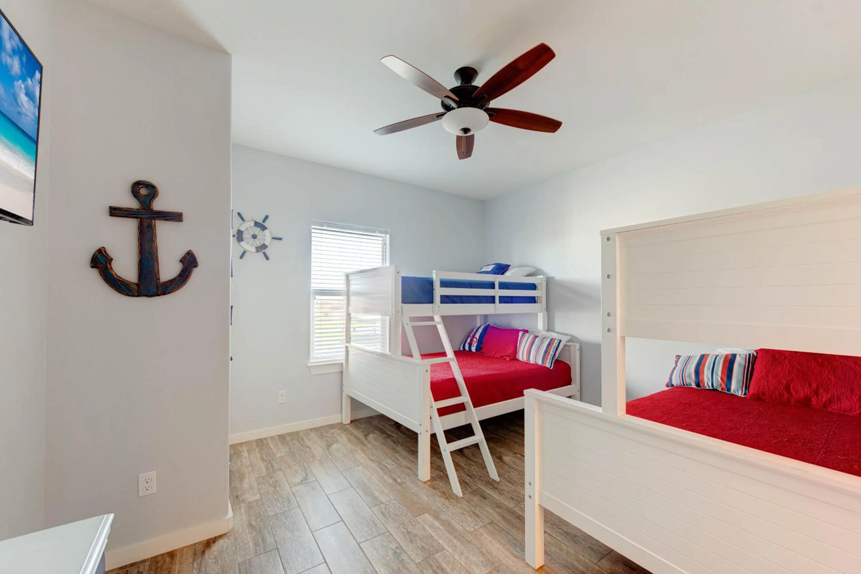 Property building, Bed in Postcard from Paradise