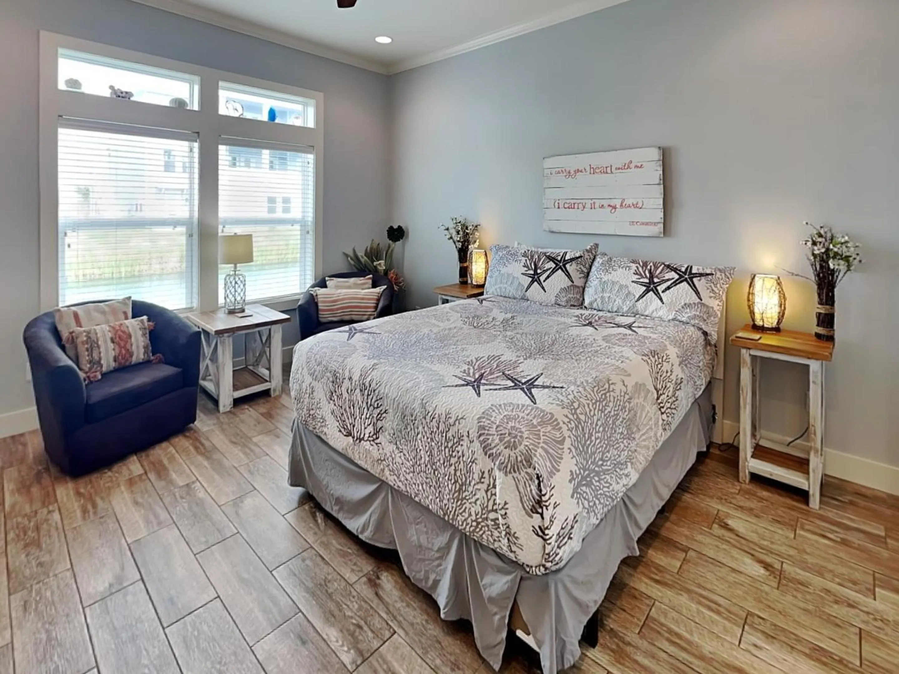 Bed in Postcard from Paradise