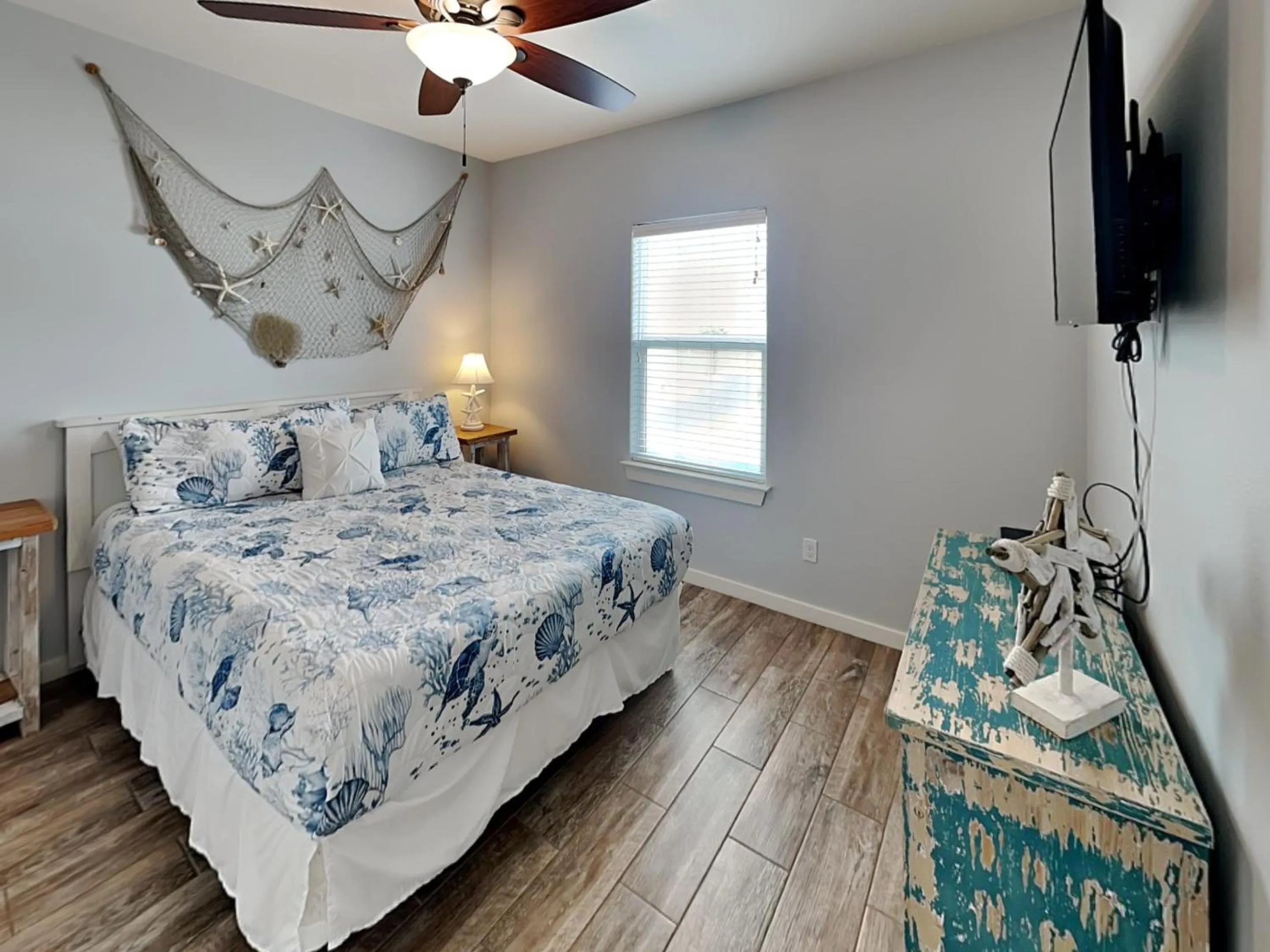 Bed in Postcard from Paradise