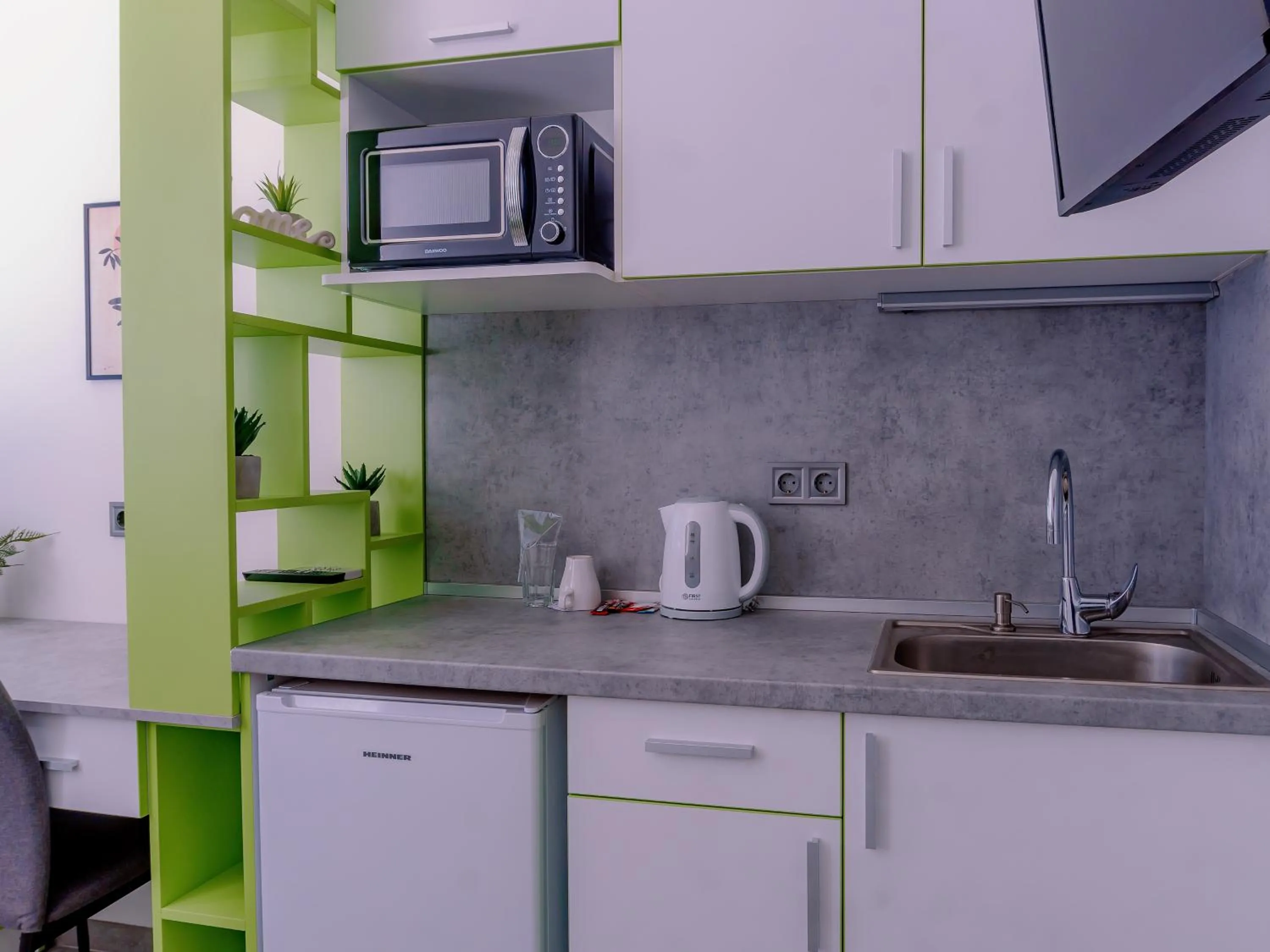 Coffee/tea facilities in DORM BG pet-friendly Aparthotel