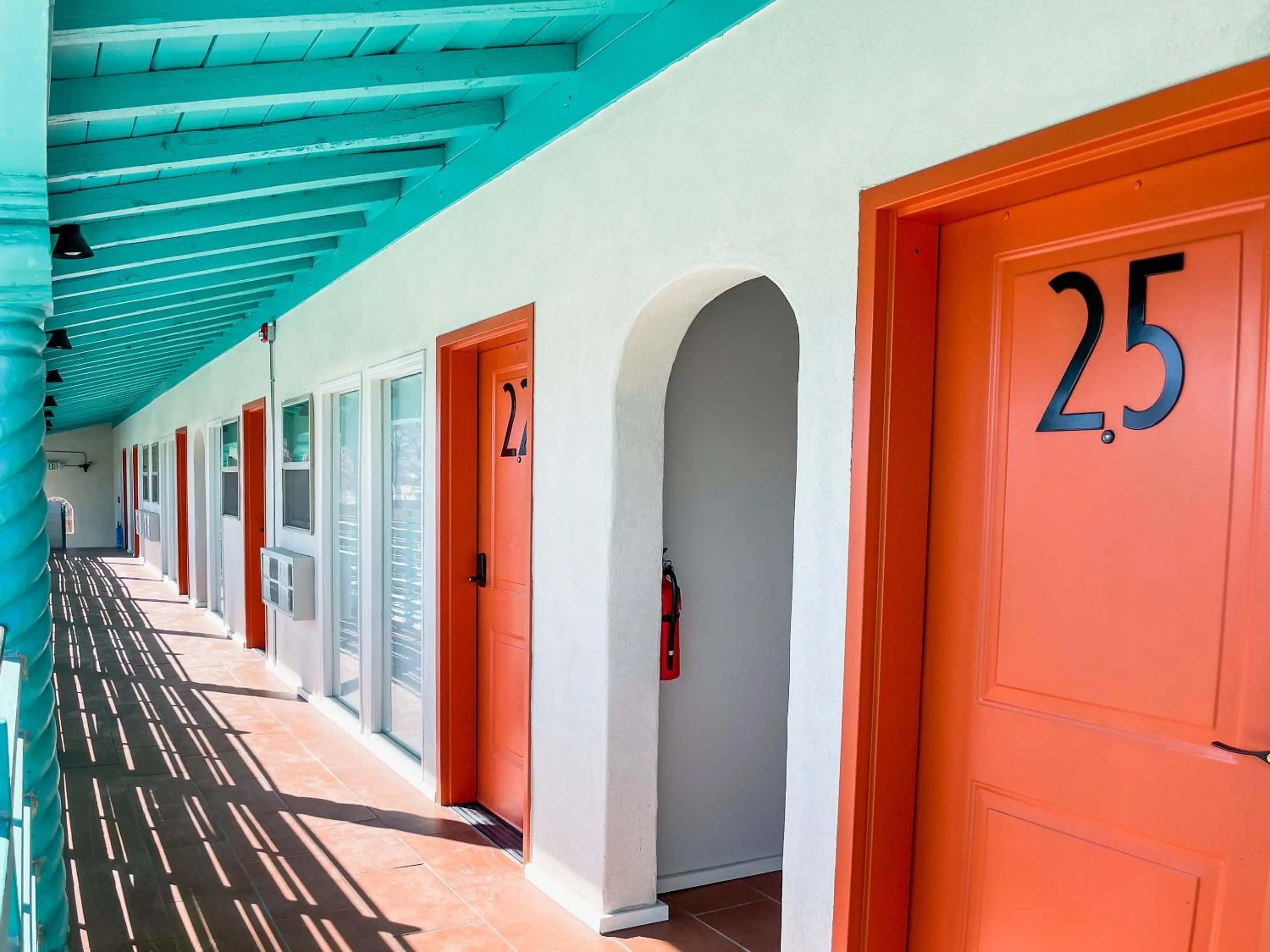 Property building in Taos Motor Lodge